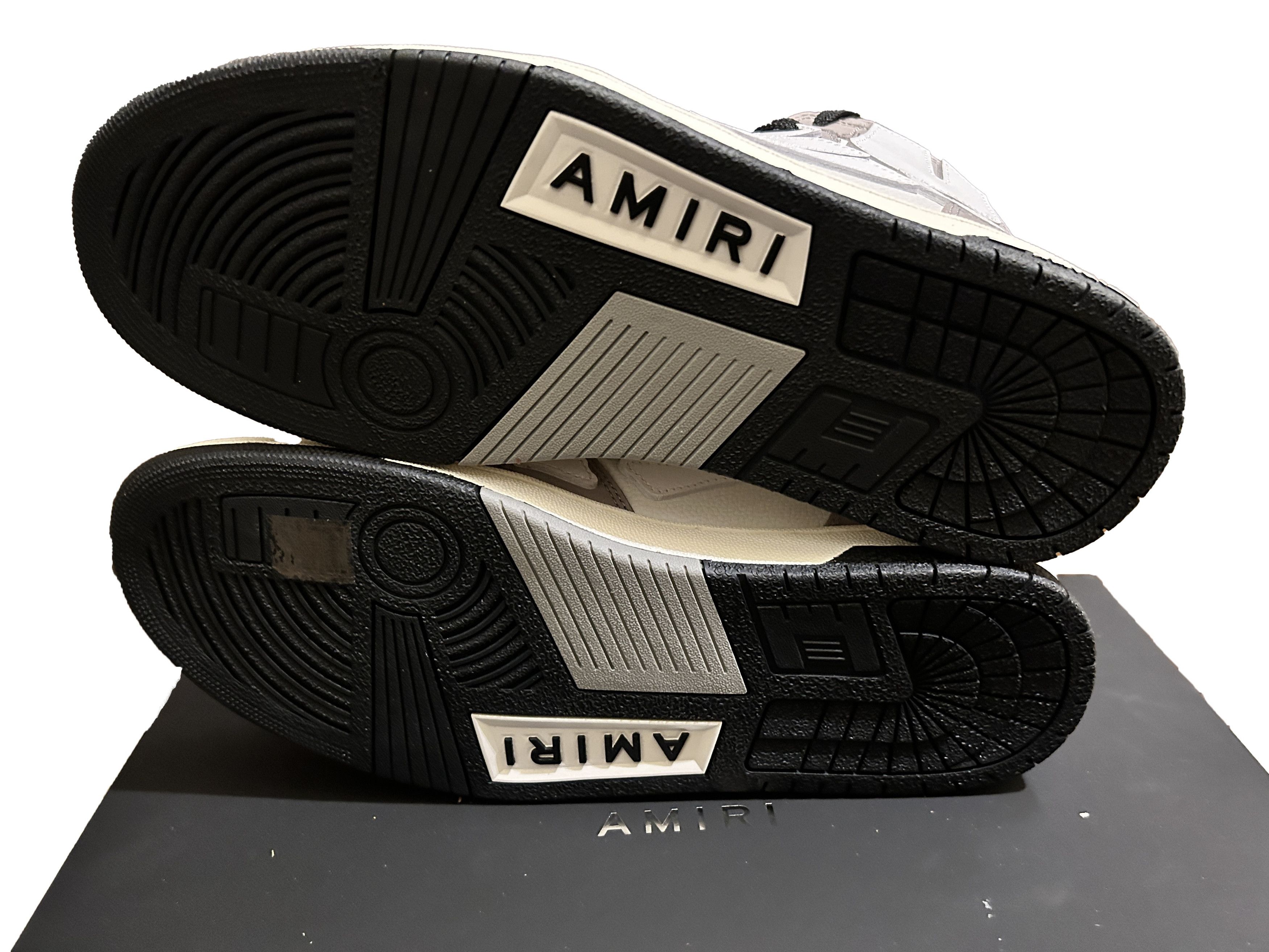 Amiri Amiri Skel High-Top GREY Sneakers Size US 11 / EU 44 - 6 Thumbnail