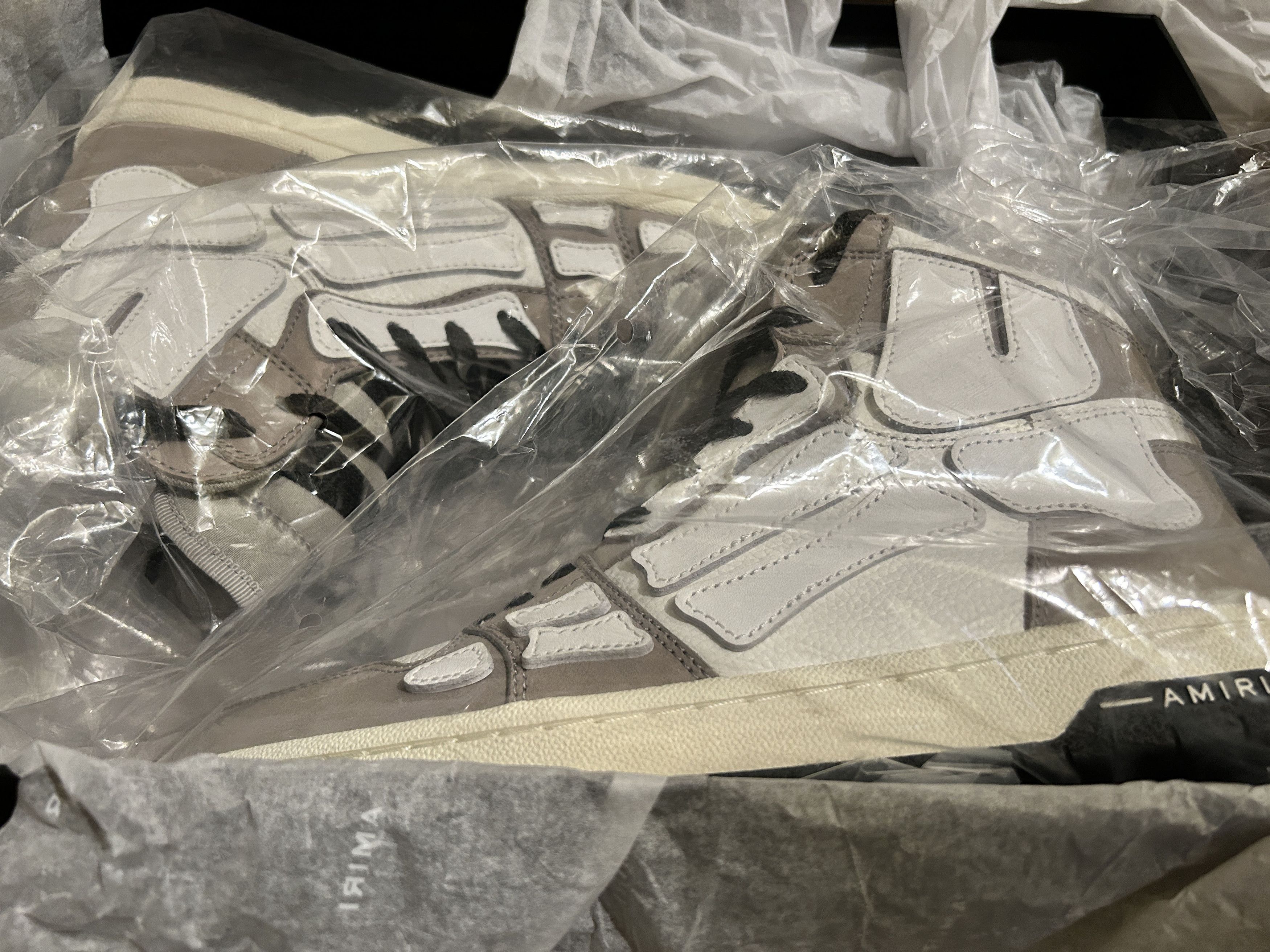 Amiri Amiri Skel High-Top GREY Sneakers Size US 11 / EU 44 - 7 Thumbnail