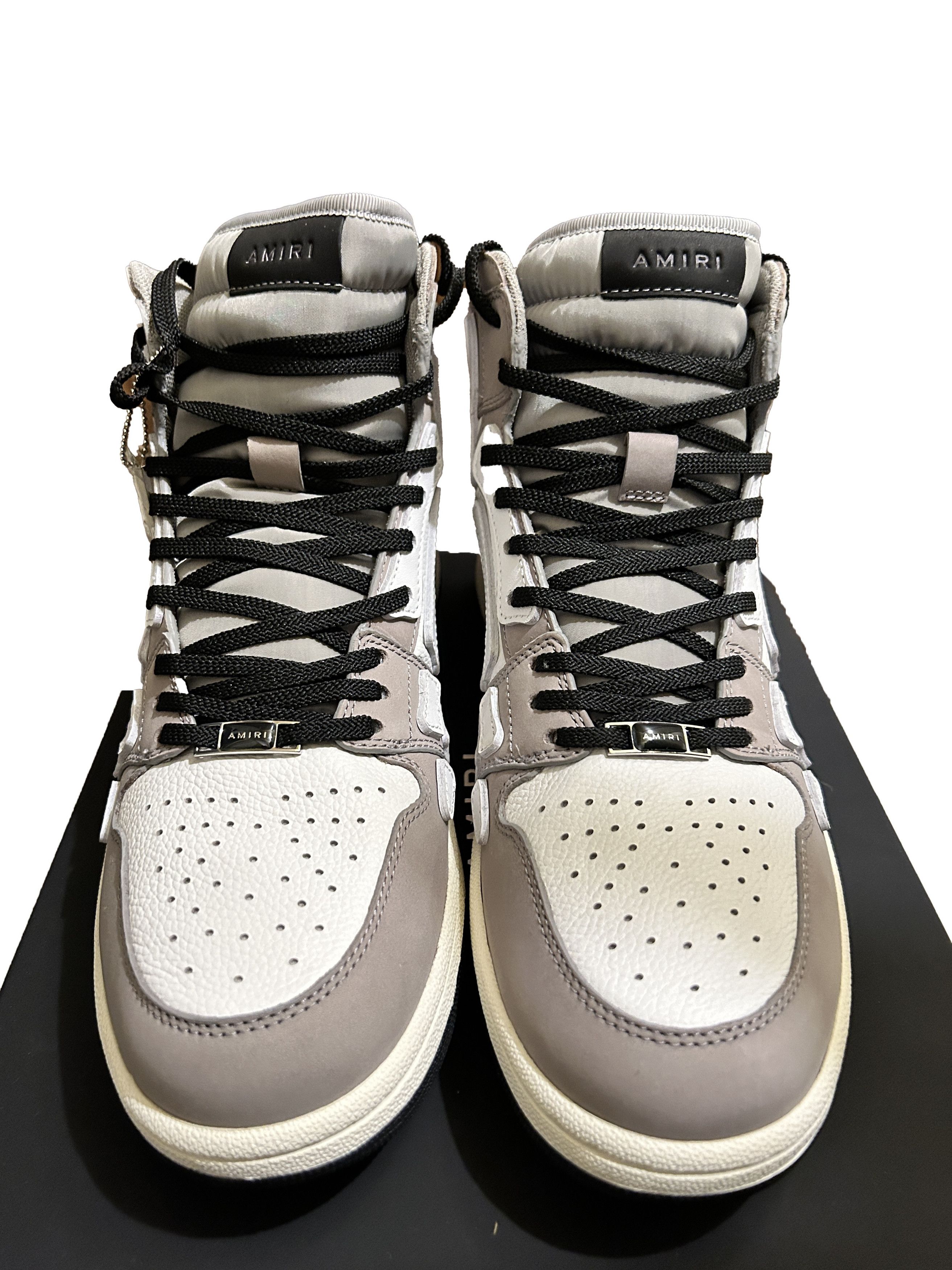 Amiri Amiri Skel High-Top GREY Sneakers Size US 11 / EU 44 - 3 Thumbnail