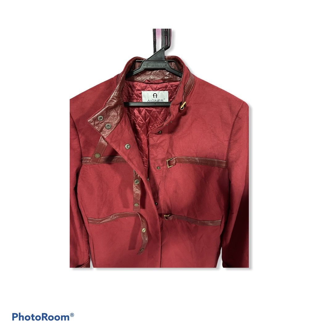 Aigner AIGNER RED SIZE M TRANCE COAT ITALY Size US M / EU 48-50 / 2 - 3 Thumbnail
