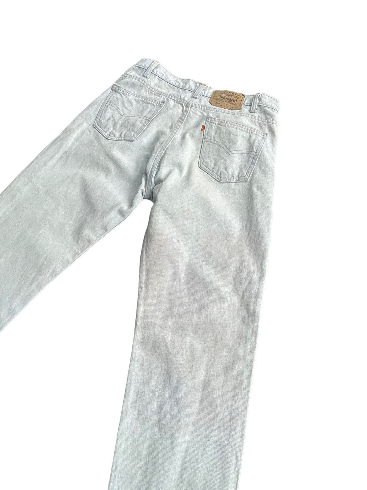 Levi's Vintage 1991 Levis 505 e Orange Tag Faded Denim Size US 32 / EU 48 - 9 Thumbnail