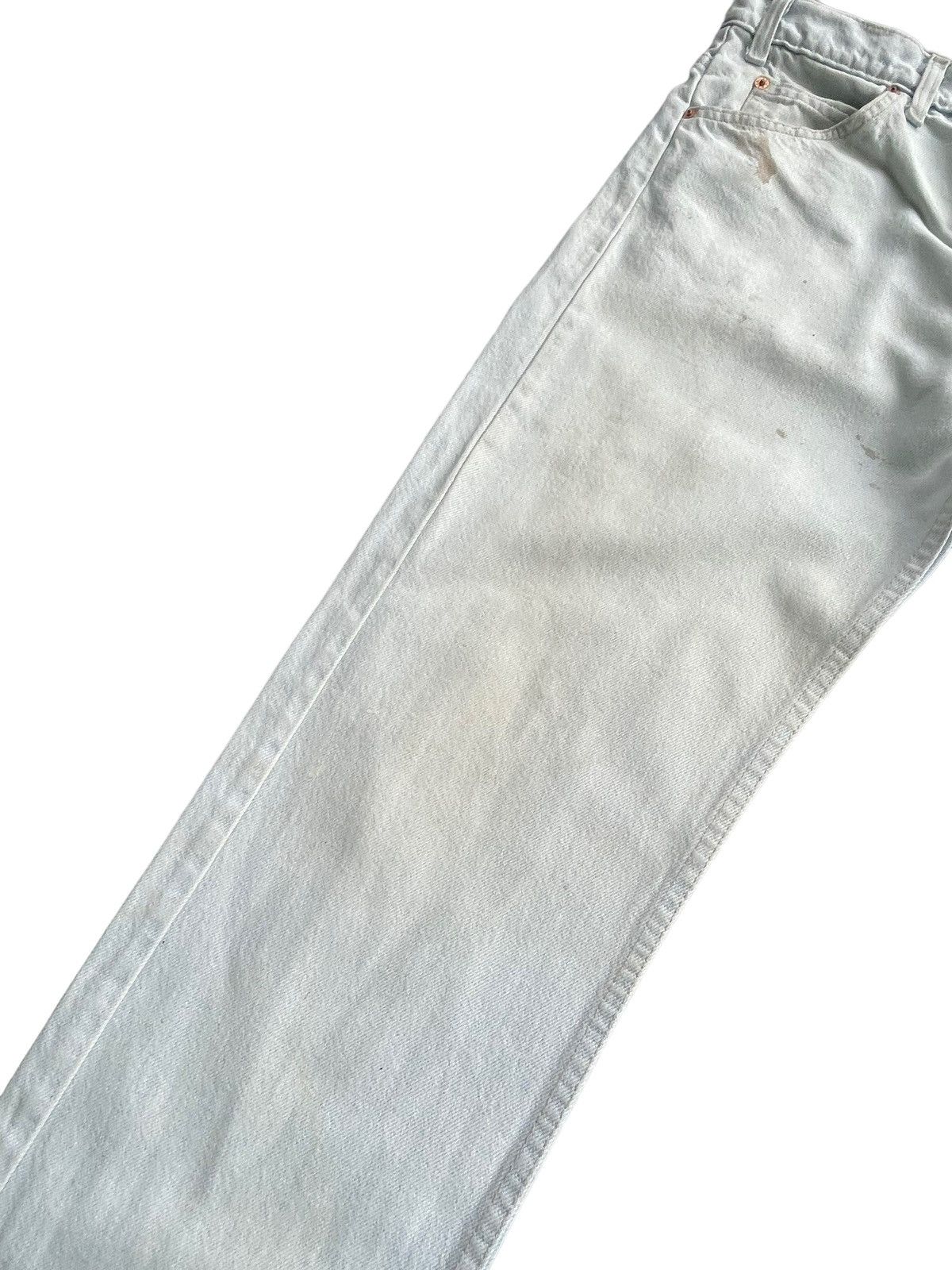 Levi's Vintage 1991 Levis 505 e Orange Tag Faded Denim Size US 32 / EU 48 - 5 Thumbnail