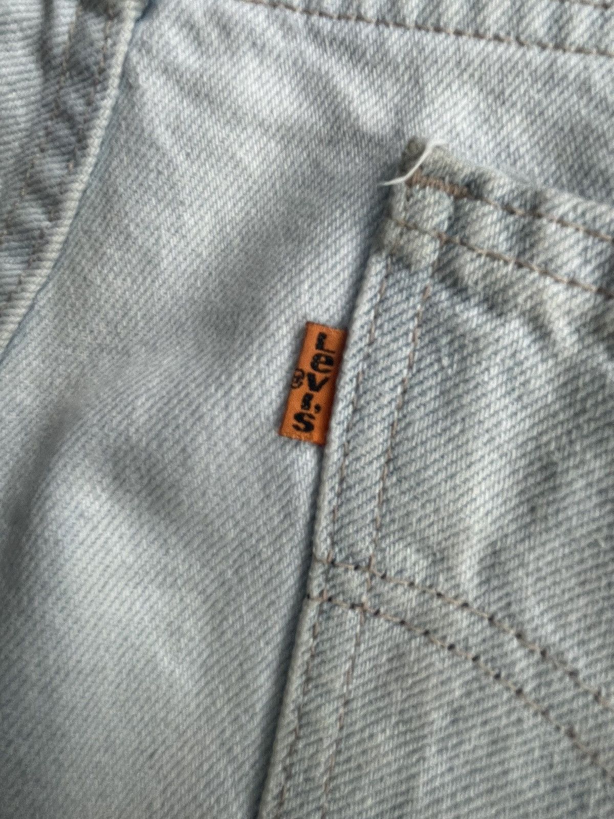 Levi's Vintage 1991 Levis 505 e Orange Tag Faded Denim Size US 32 / EU 48 - 13 Thumbnail