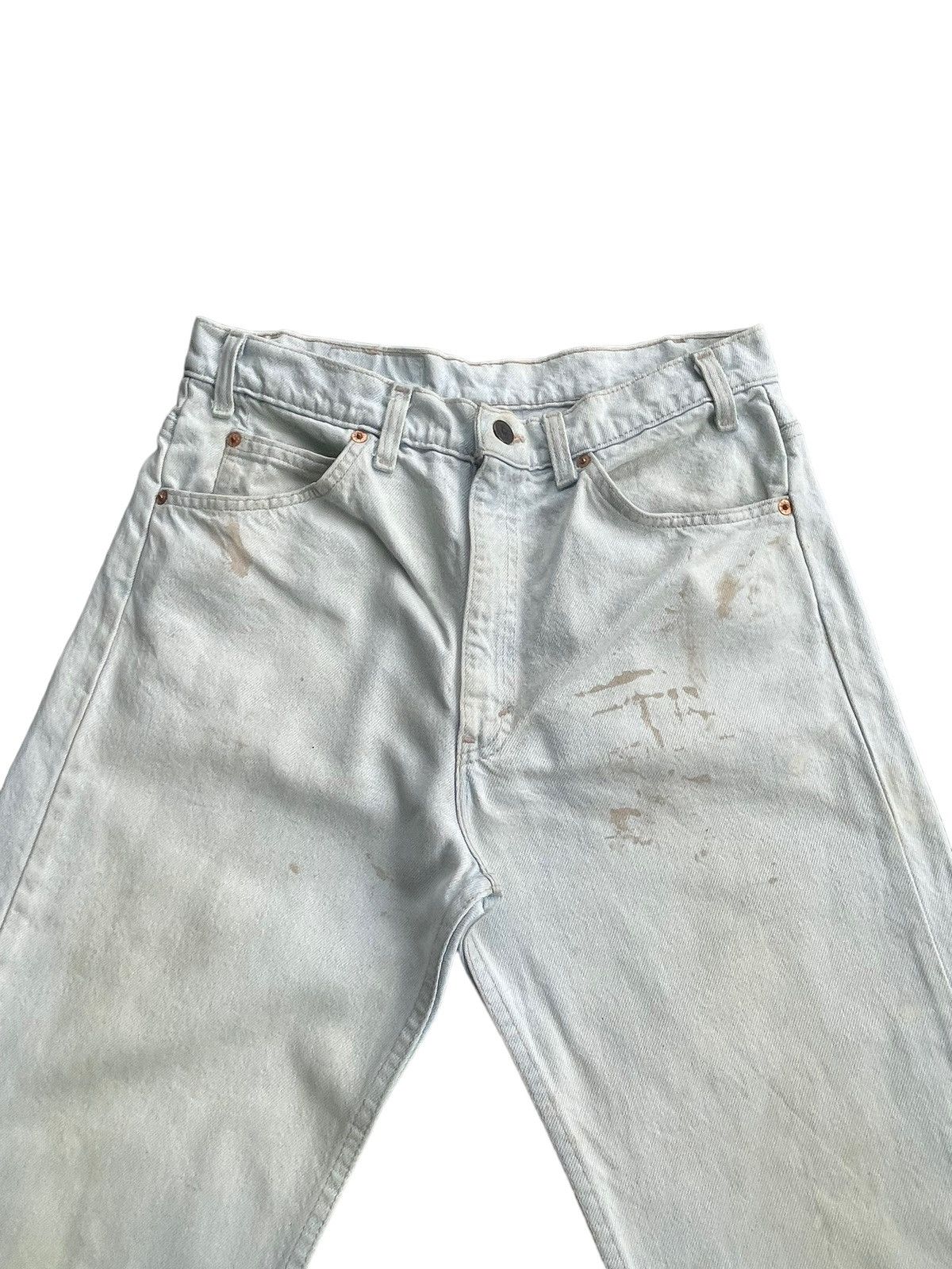 Levi's Vintage 1991 Levis 505 e Orange Tag Faded Denim Size US 32 / EU 48 - 6 Thumbnail