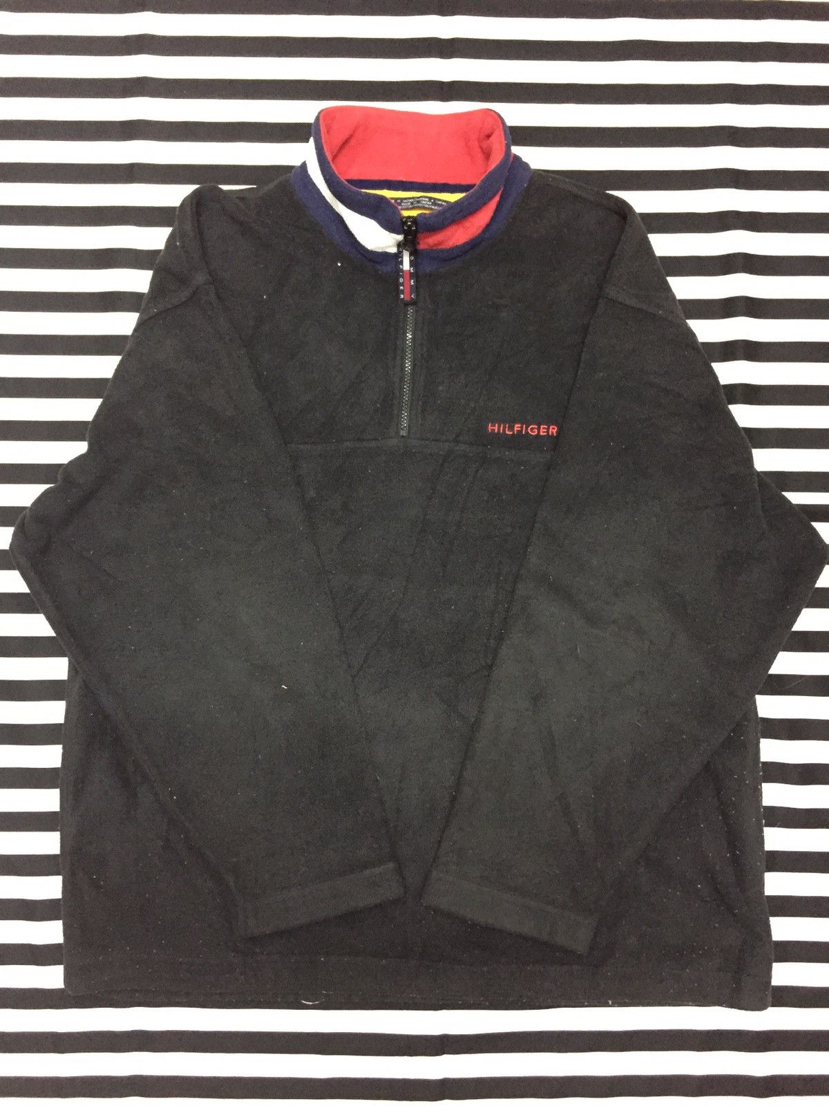 Tommy Hilfiger × Tommy Jeans Vintage Oversize Tommy Hilfiger Fleece Jacket Size US M / EU 48-50 / 2 - 1 Thumbnail