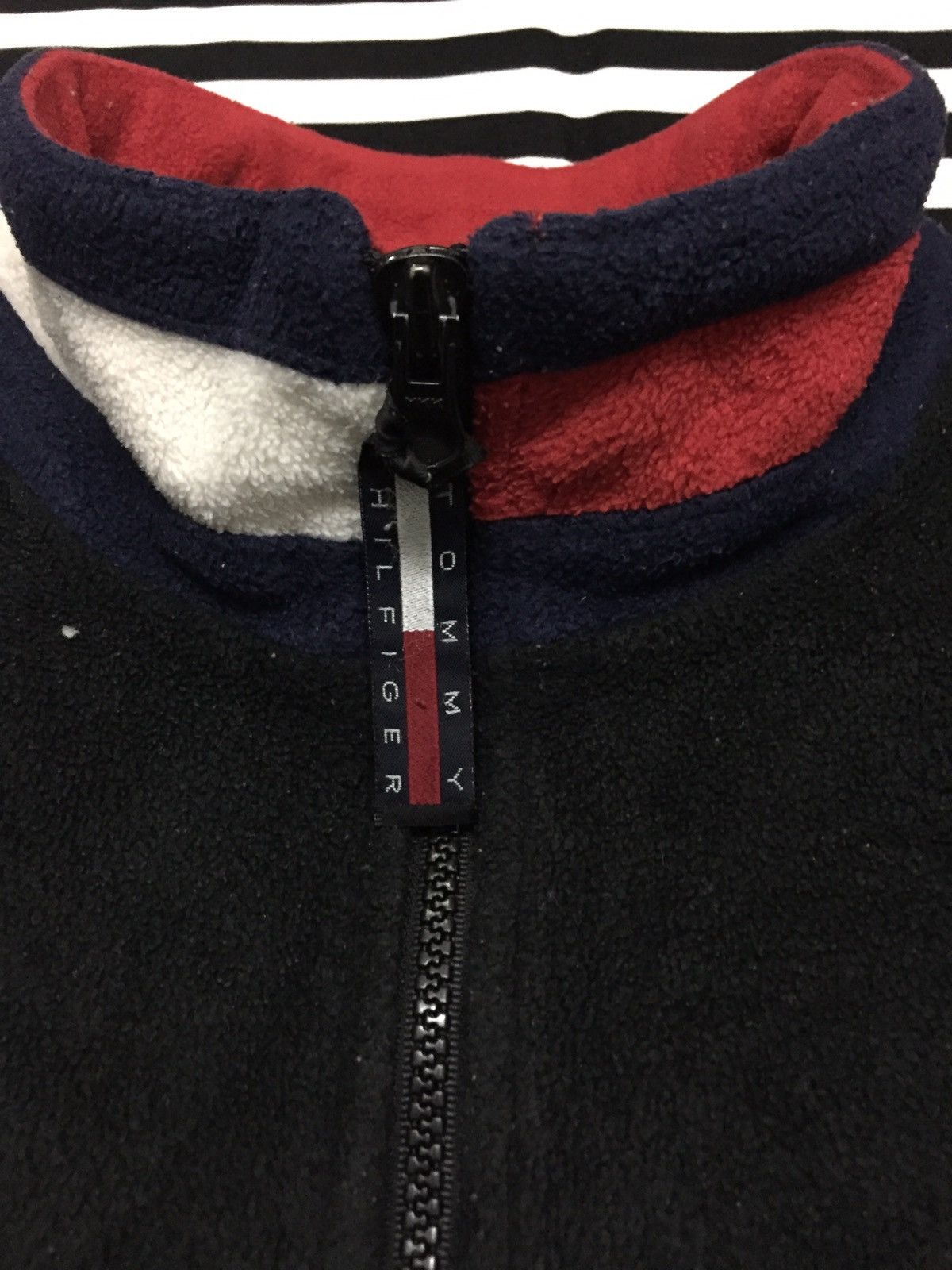 Tommy Hilfiger × Tommy Jeans Vintage Oversize Tommy Hilfiger Fleece Jacket Size US M / EU 48-50 / 2 - 3 Thumbnail