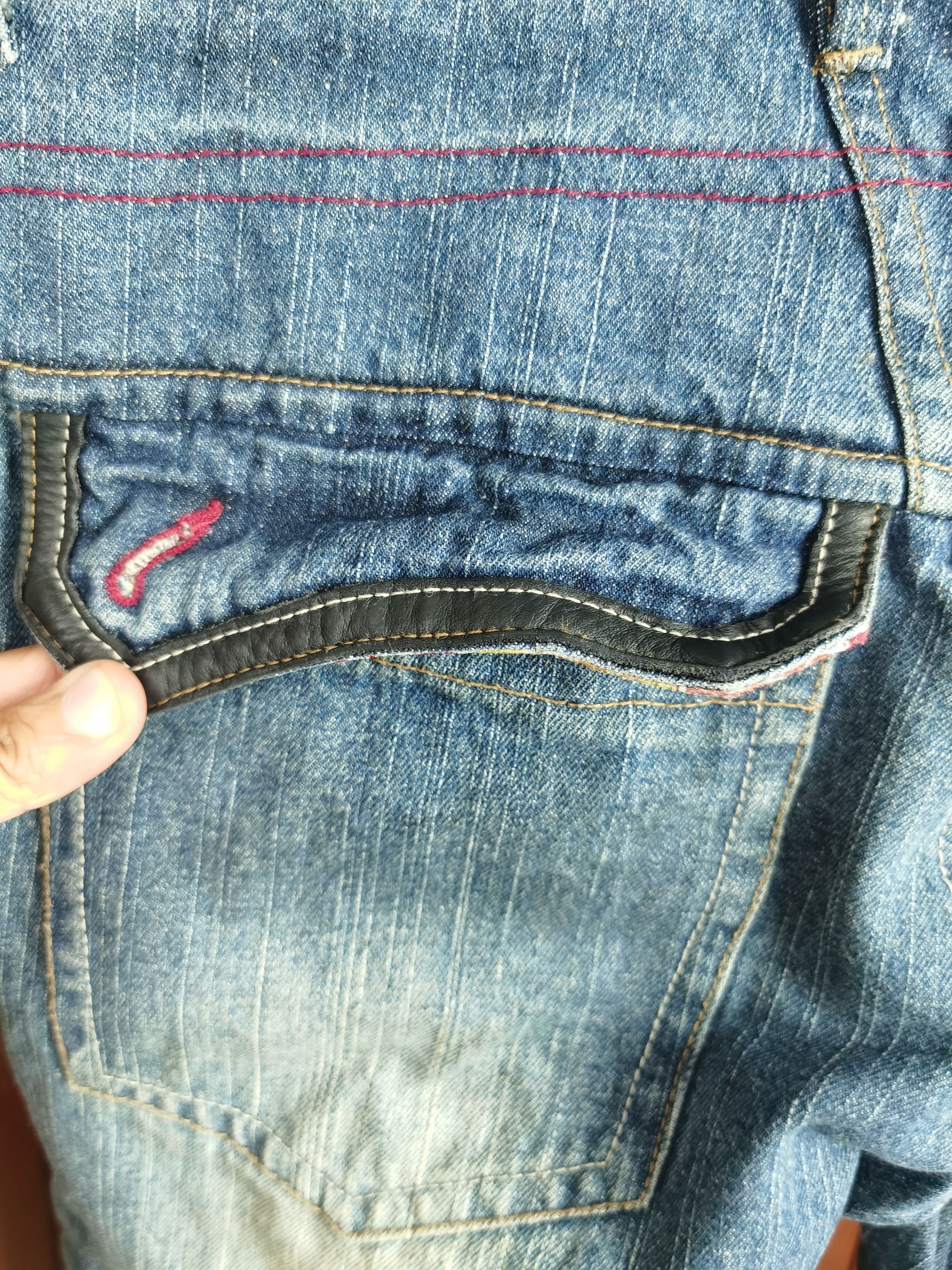Japanese Brand RARE Gumu Double Pocket Japanese Design Denim Size US 33 - 15 Thumbnail