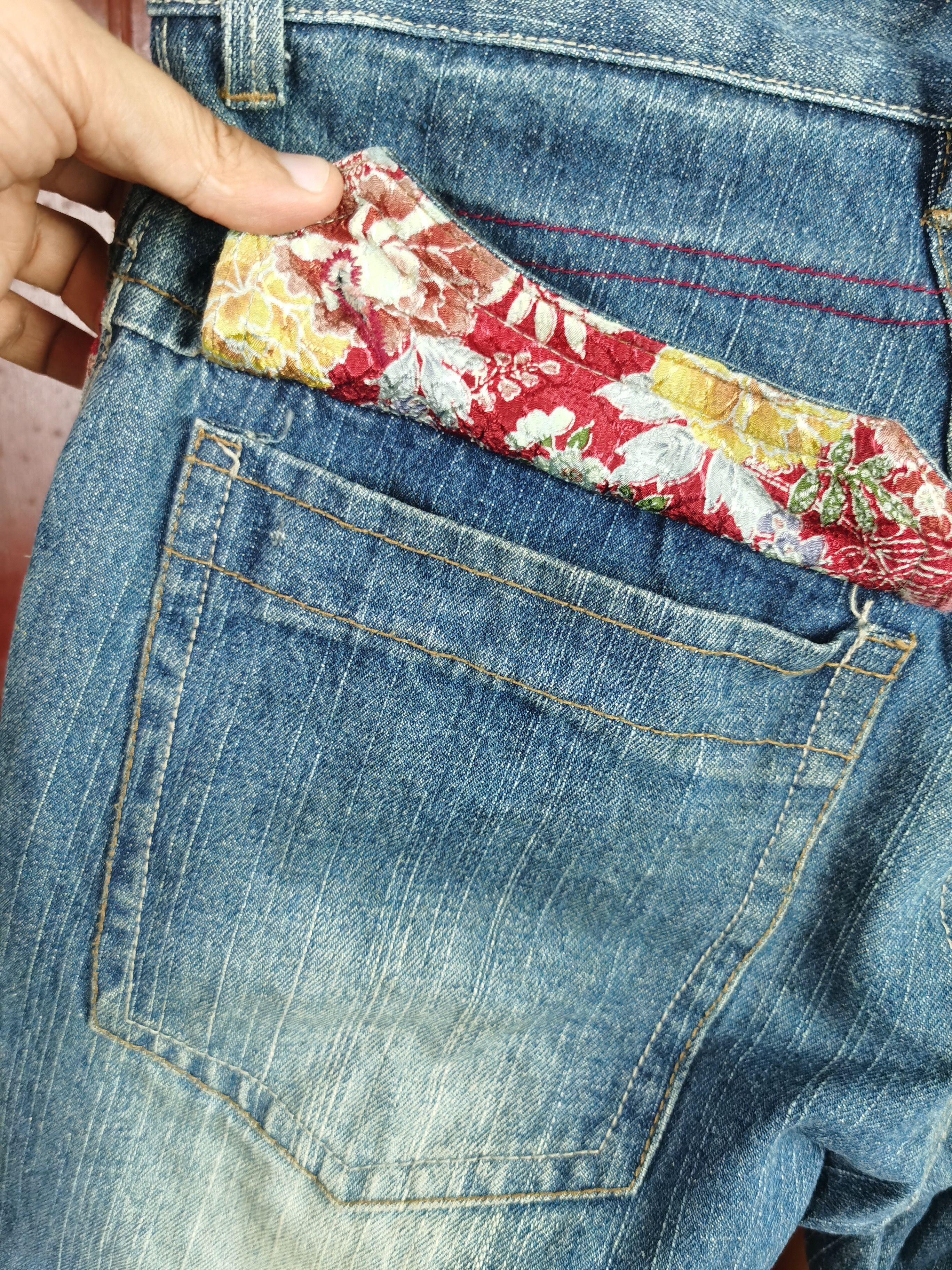 Japanese Brand RARE Gumu Double Pocket Japanese Design Denim Size US 33 - 16 Thumbnail