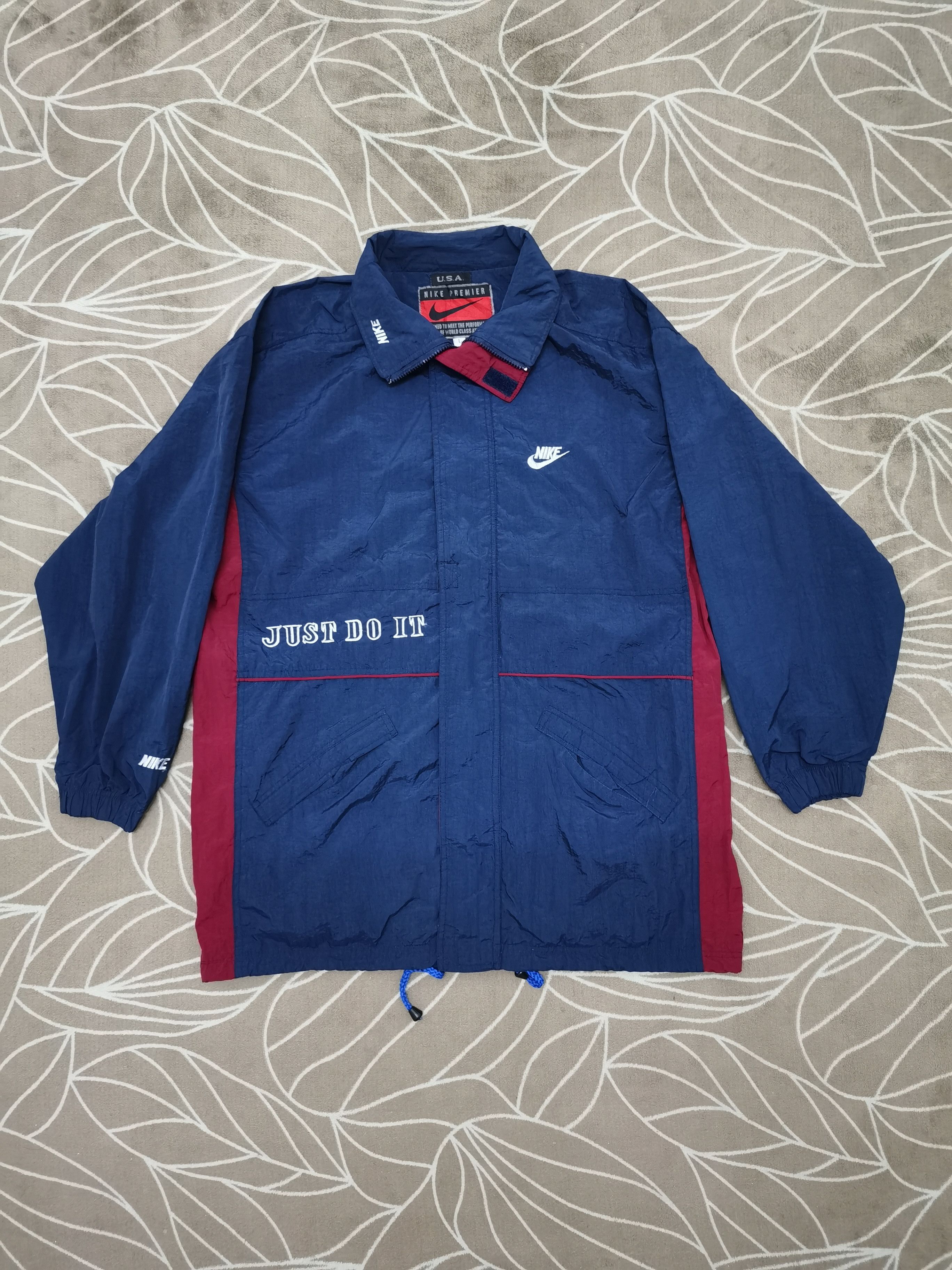 Nike × Vintage Vintage Nike Just Do It Windbreaker Size US L / EU 52-54 / 3 - 1 Thumbnail