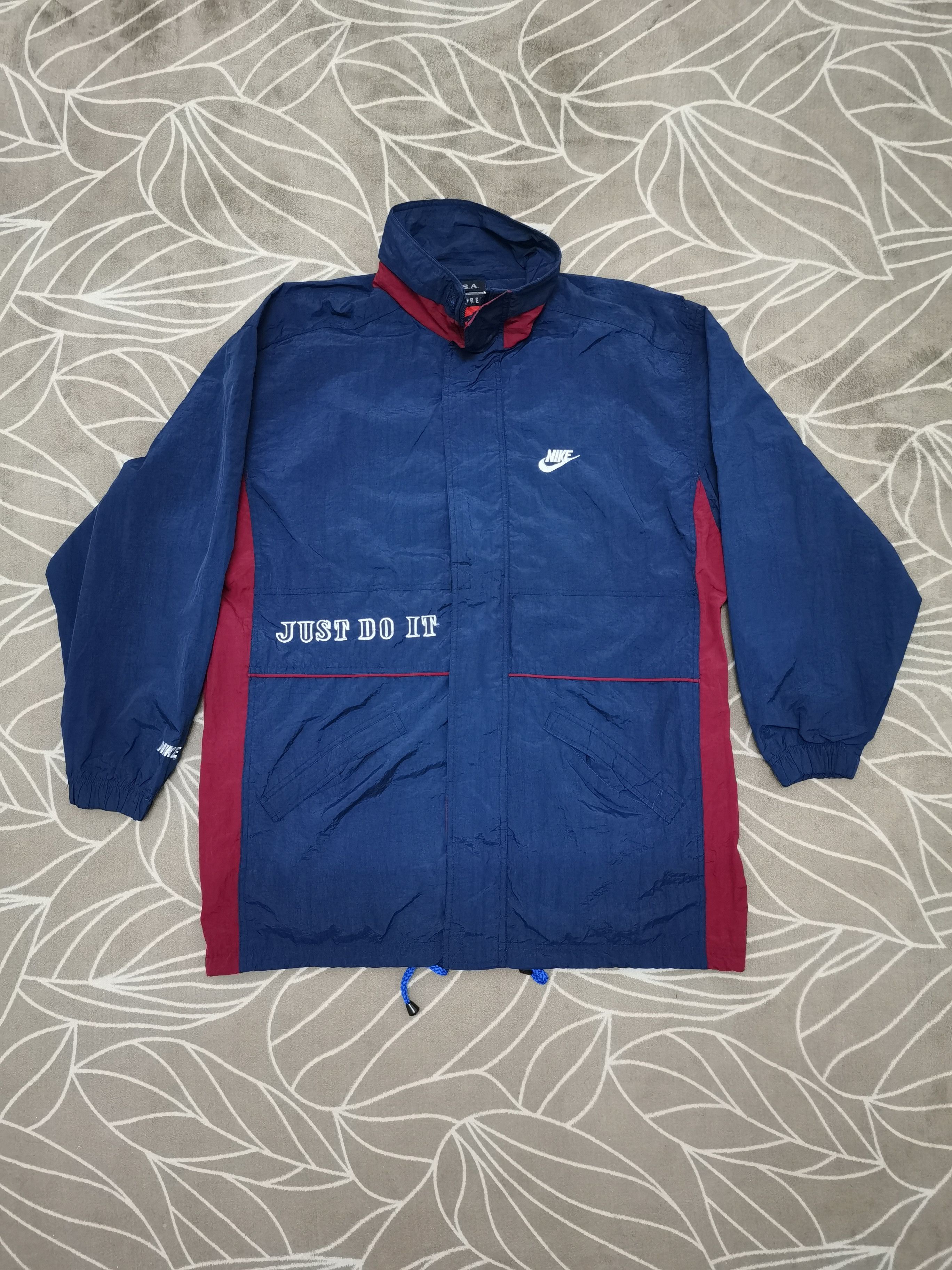 Nike × Vintage Vintage Nike Just Do It Windbreaker Size US L / EU 52-54 / 3 - 2 Thumbnail