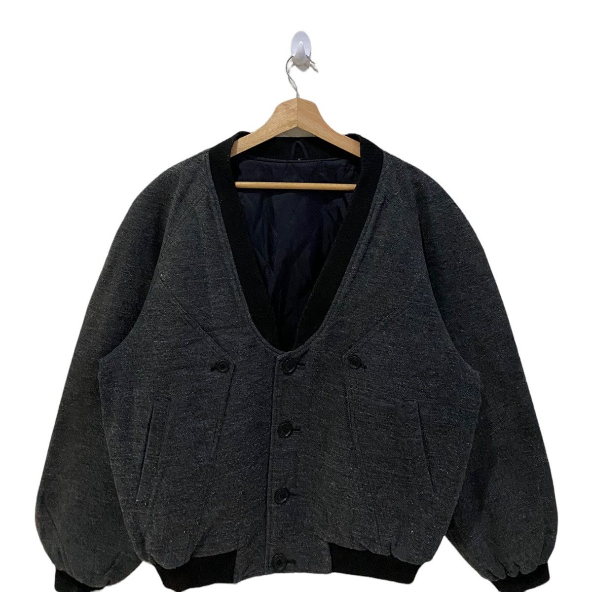 Issey Miyake JAPANESE BRAND CARDIGAN BOMBER JACKET Size US M / EU 48-50 / 2 - 7 Thumbnail