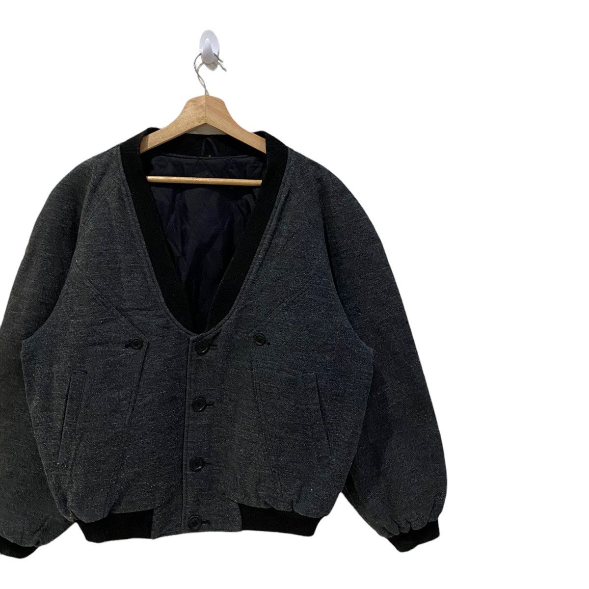 Issey Miyake JAPANESE BRAND CARDIGAN BOMBER JACKET Size US M / EU 48-50 / 2 - 9 Thumbnail