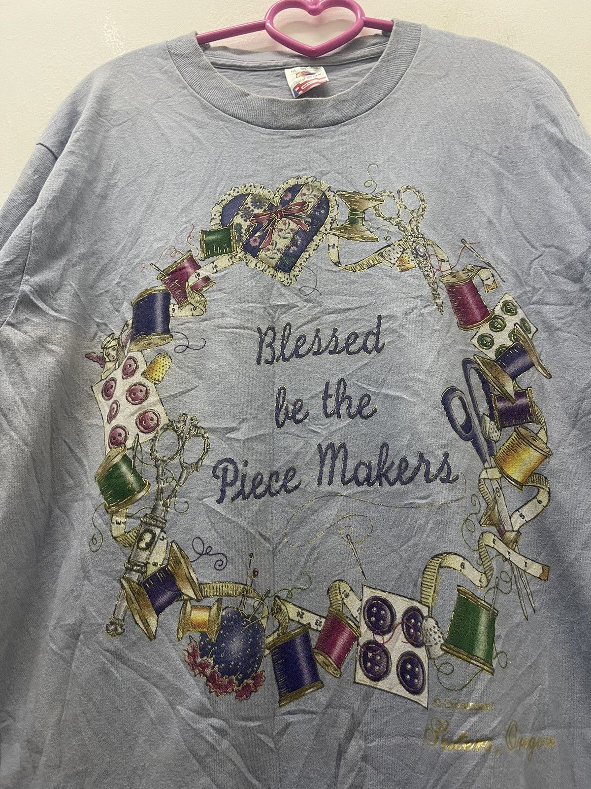 Vintage Rare Vintage Blessed Be The Piece Makers Crossroads Sisters Size US M / EU 48-50 / 2 - 2 Thumbnail