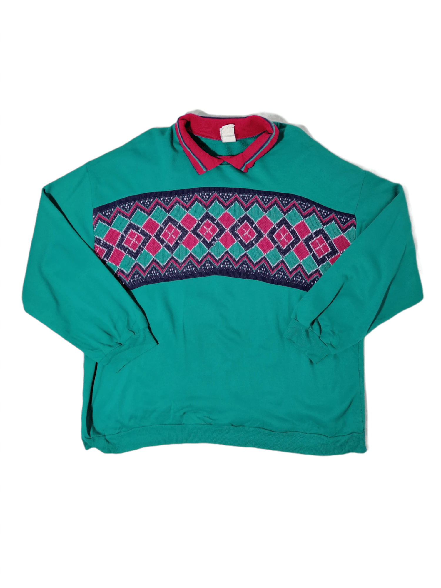 Vintage Sheridan Square Nice Design Sweatshirt Size XXL / US 16-18 / IT 52-54 - 1 Thumbnail