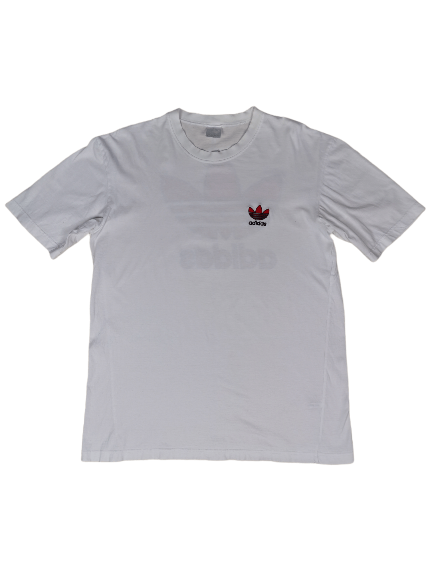 Adidas × Vintage Vintage Adidas Trefoil Big Logo (fit L) Size US XXL / EU 58 / 5 - 2 Thumbnail