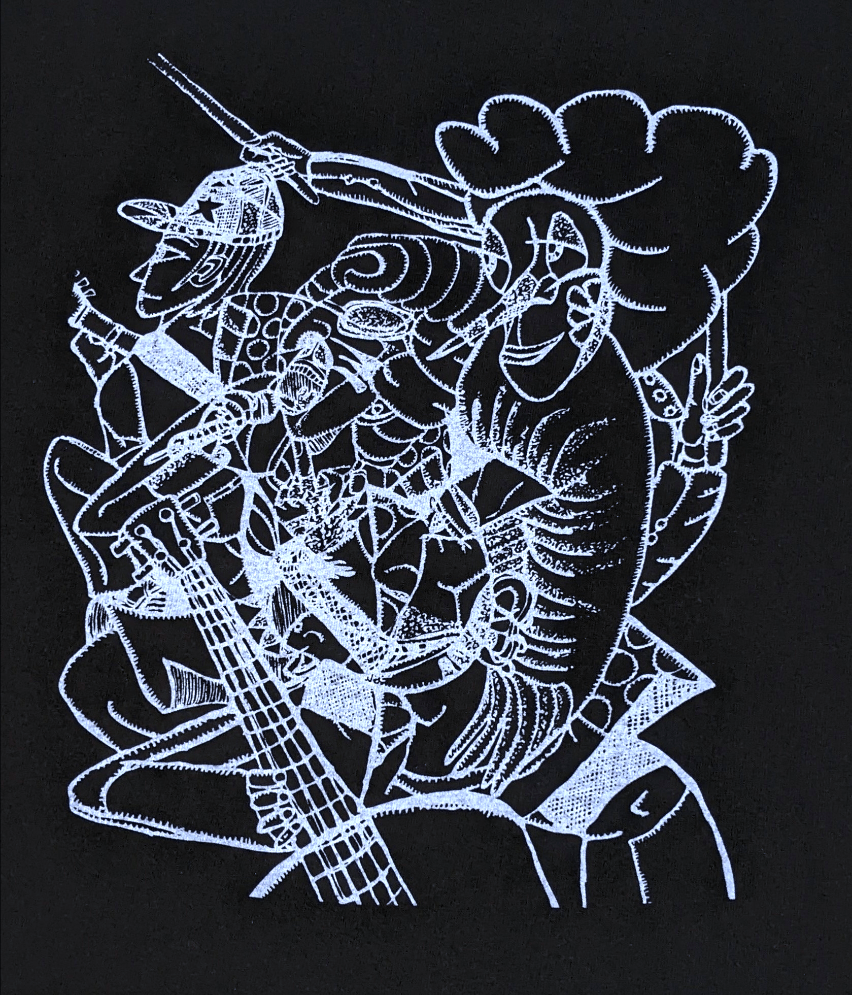 Japanese Brand × Seditionaries × Vintage Vintage Japan Picasso Style Rock Art T shirt Size US S / EU 44-46 / 1 - 4 Thumbnail