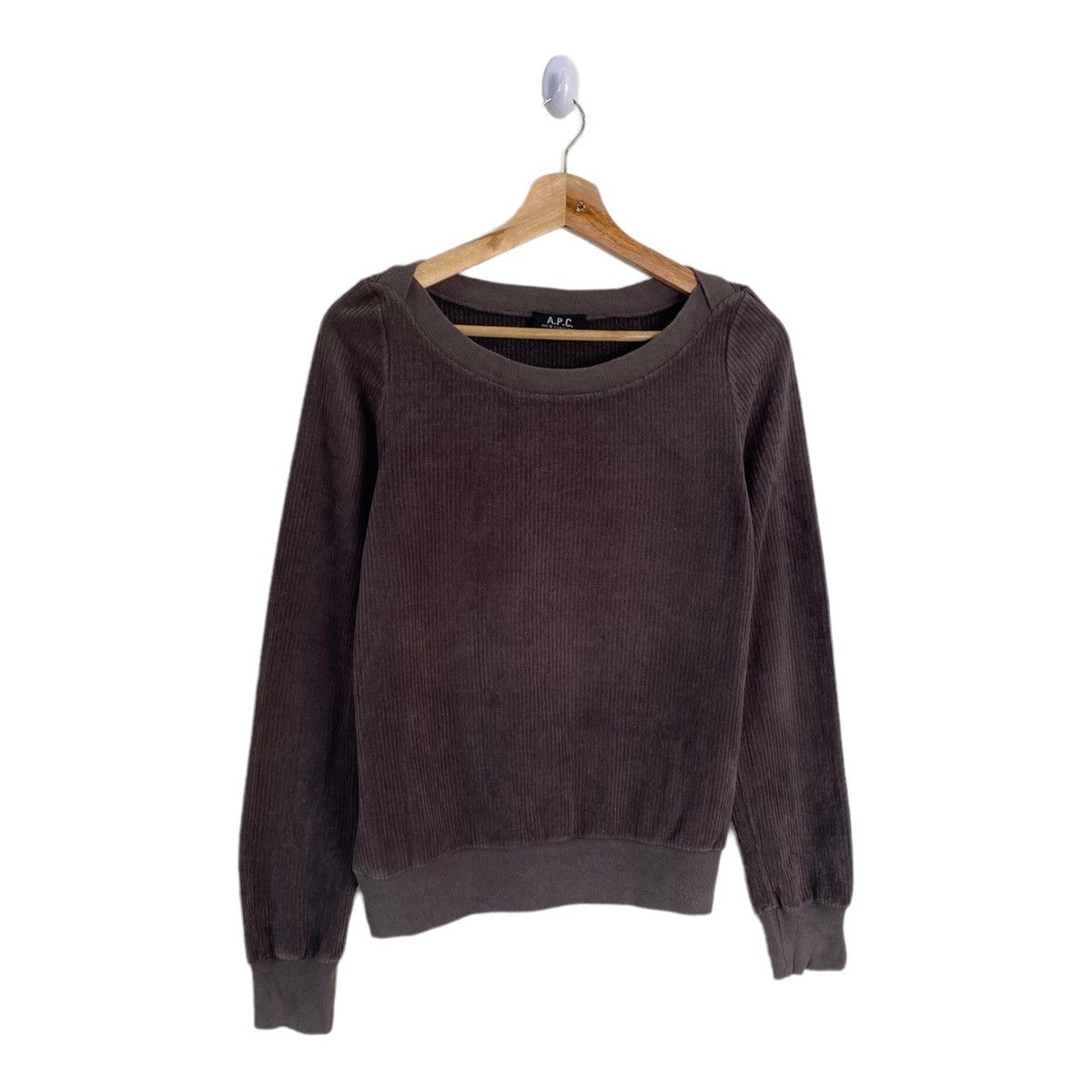 A.P.C. RARE💥APC ARCHIVE CROP SWEATER JUMPER SIZE S Size S / US 4 / IT 40 - 3 Thumbnail