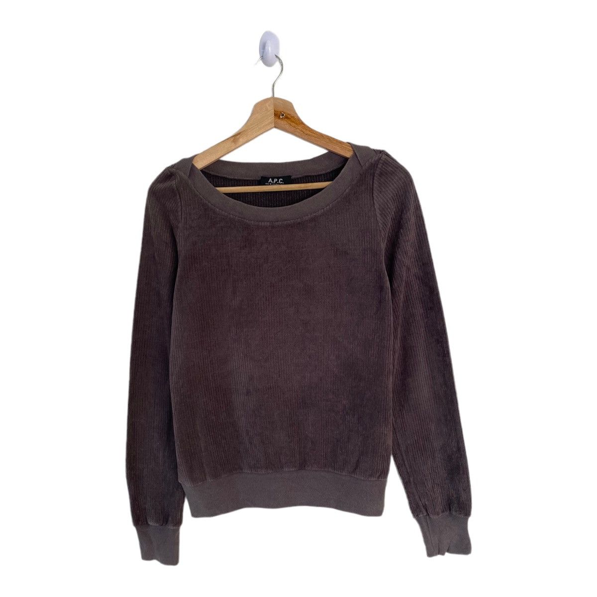 A.P.C. RARE💥APC ARCHIVE CROP SWEATER JUMPER SIZE S Size S / US 4 / IT 40 - 2 Thumbnail