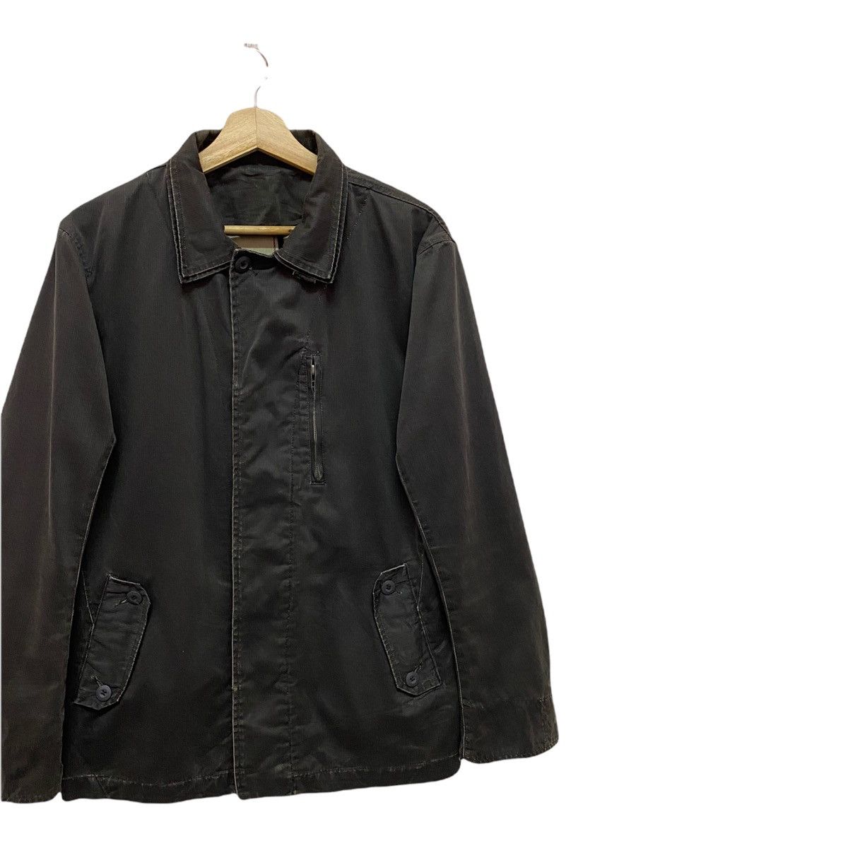 Japanese Brand × Kansai Yamamoto × Yohji Yamamoto SISSY BY KANSAI YAMAMOTO DENIM BUTTON COLLAR JACKET LIKE CDG Size US M / EU 48-50 / 2 - 4 Thumbnail
