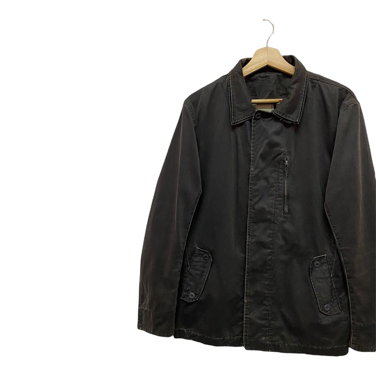 Japanese Brand × Kansai Yamamoto × Yohji Yamamoto SISSY BY KANSAI YAMAMOTO DENIM BUTTON COLLAR JACKET LIKE CDG Size US M / EU 48-50 / 2 - 6 Thumbnail