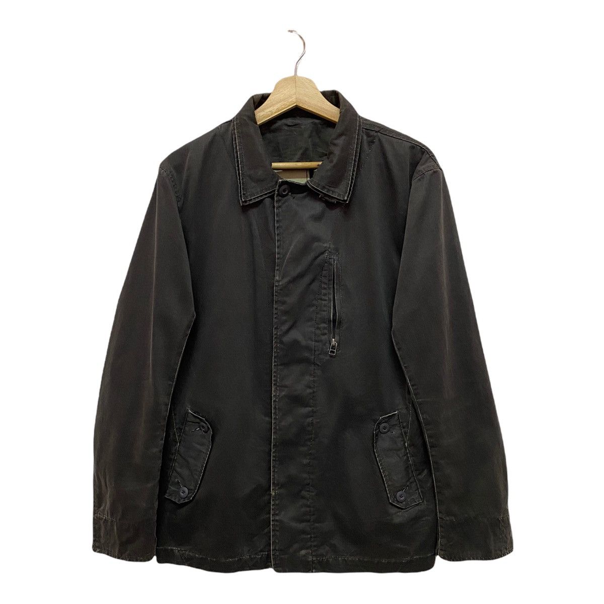 Japanese Brand × Kansai Yamamoto × Yohji Yamamoto SISSY BY KANSAI YAMAMOTO DENIM BUTTON COLLAR JACKET LIKE CDG Size US M / EU 48-50 / 2 - 3 Thumbnail