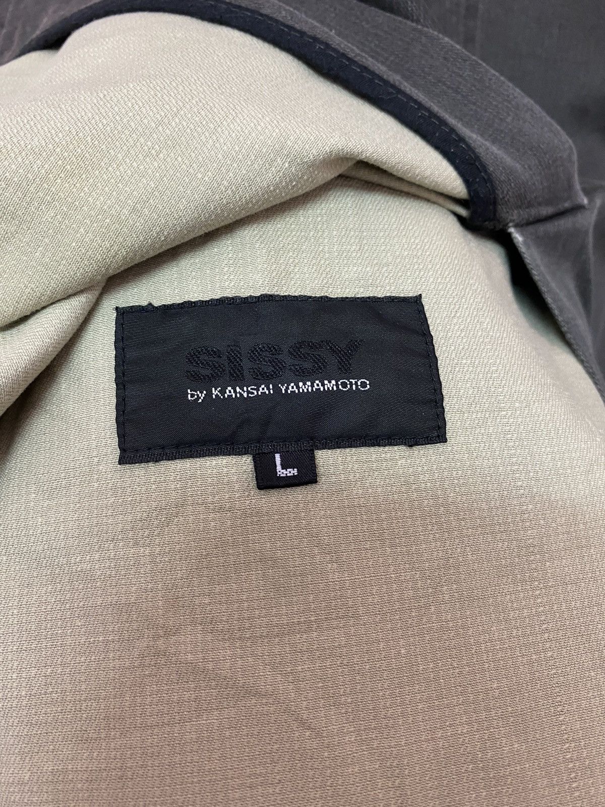Japanese Brand × Kansai Yamamoto × Yohji Yamamoto SISSY BY KANSAI YAMAMOTO DENIM BUTTON COLLAR JACKET LIKE CDG Size US M / EU 48-50 / 2 - 7 Thumbnail