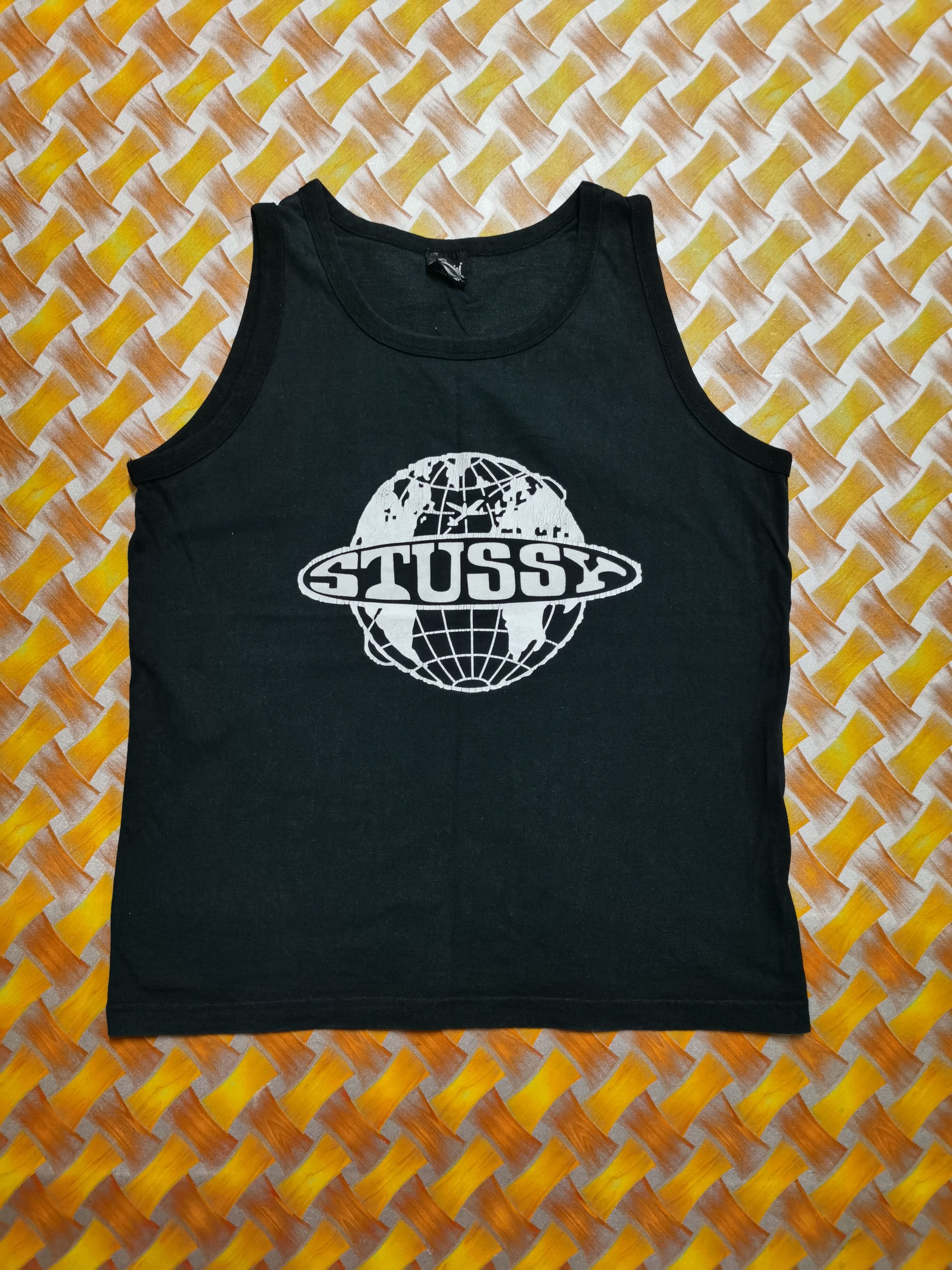 Stussy × Vintage Stussy Globe Logo Singlet Size US M / EU 48-50 / 2 - 1 Thumbnail