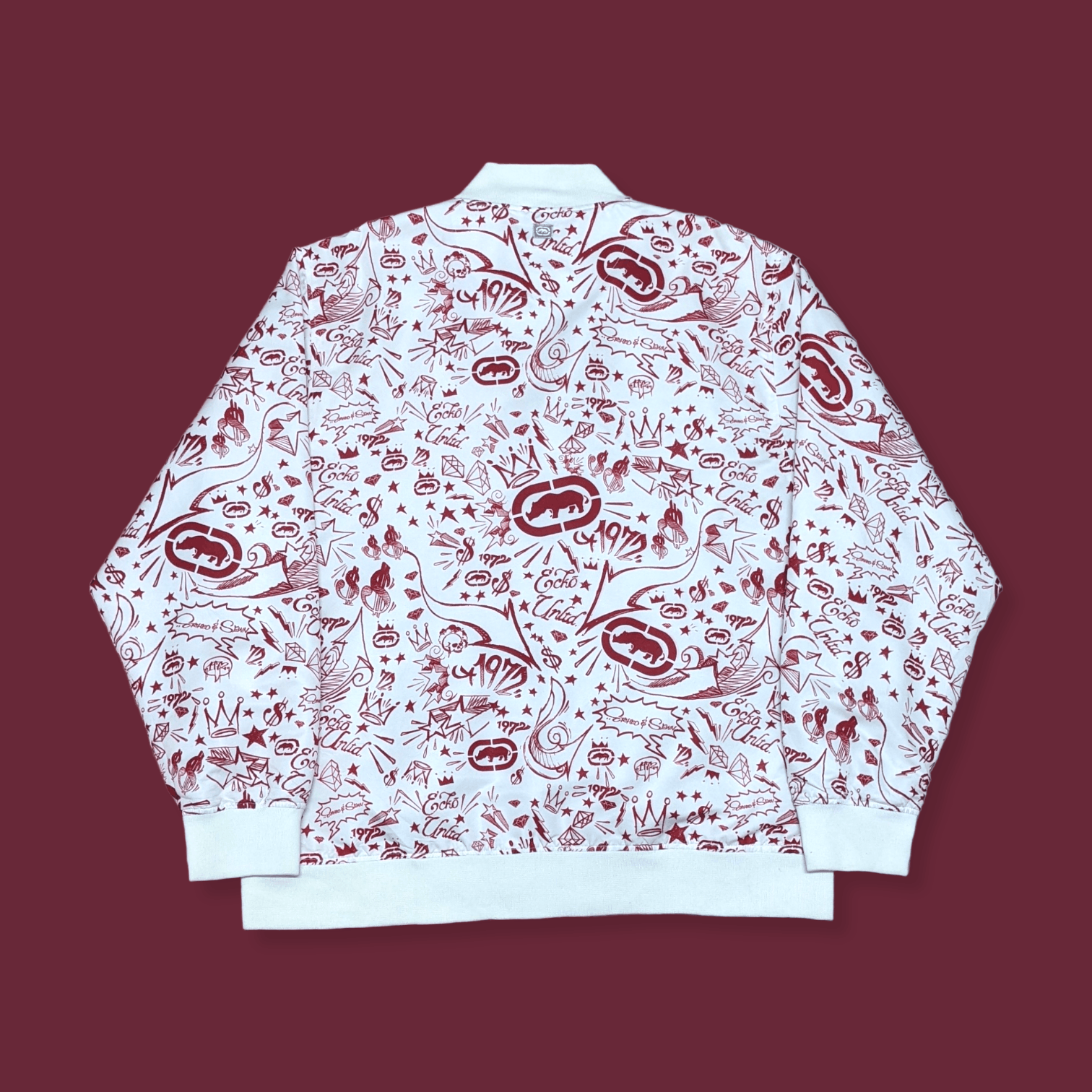 Ecko Unltd. × Marc Ecko × Vintage Vintage Ecko Fullprint Streetwear Zipped Jacket Size US XXL / EU 58 / 5 - 2 Thumbnail