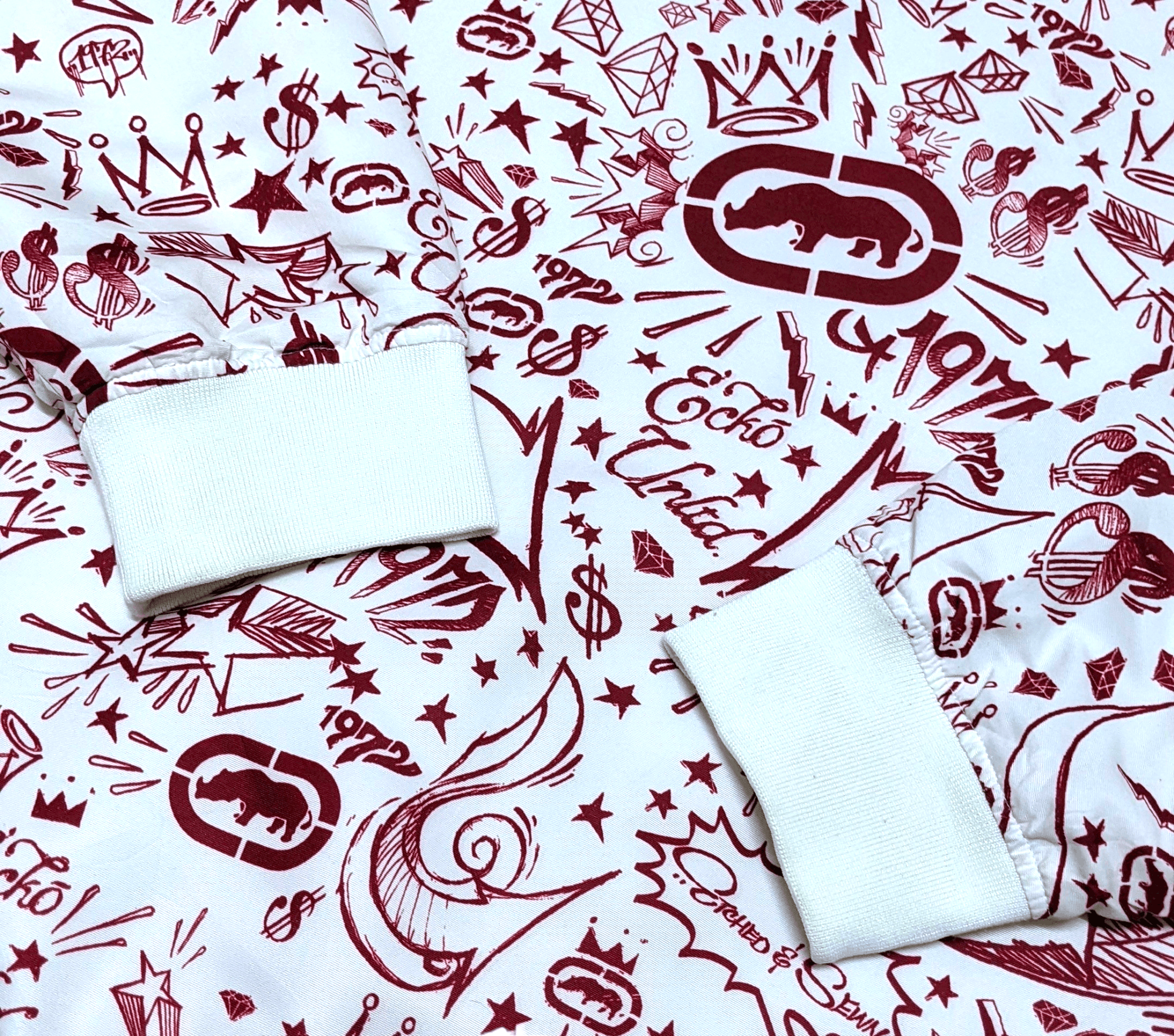 Ecko Unltd. × Marc Ecko × Vintage Vintage Ecko Fullprint Streetwear Zipped Jacket Size US XXL / EU 58 / 5 - 8 Thumbnail