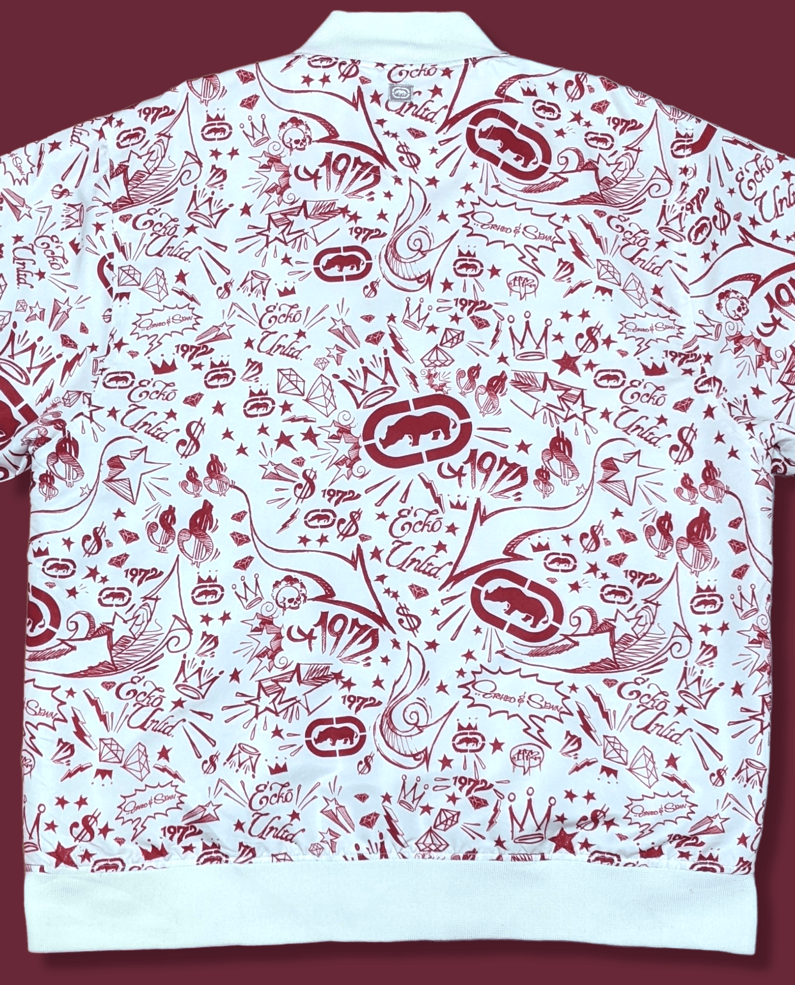 Ecko Unltd. × Marc Ecko × Vintage Vintage Ecko Fullprint Streetwear Zipped Jacket Size US XXL / EU 58 / 5 - 7 Thumbnail