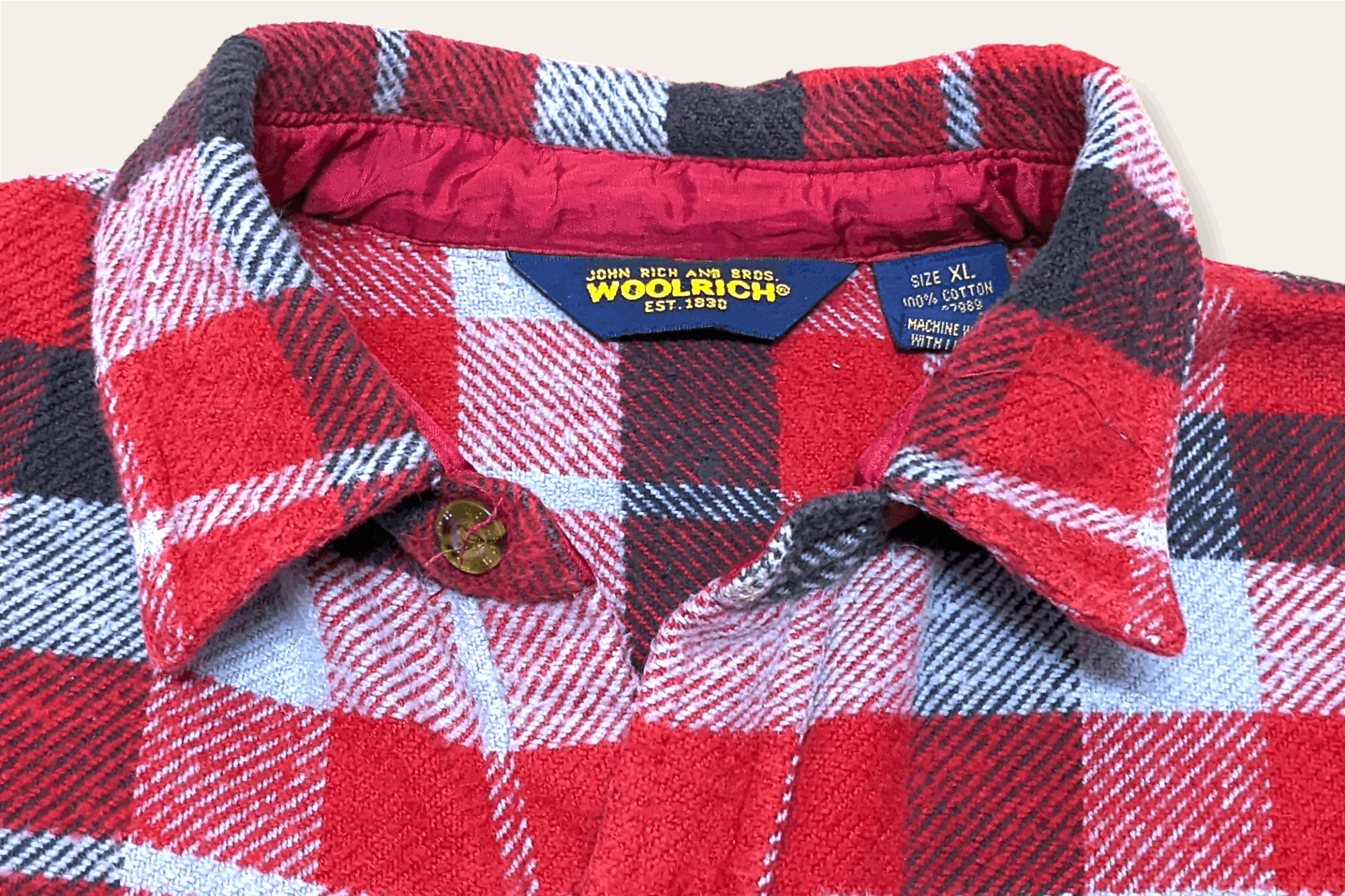Flannel × Vintage × Woolrich Woolen Mills Vintage Woolrich Wooden Mills Plaid Flannel Shirt Size US M / EU 48-50 / 2 - 8 Thumbnail