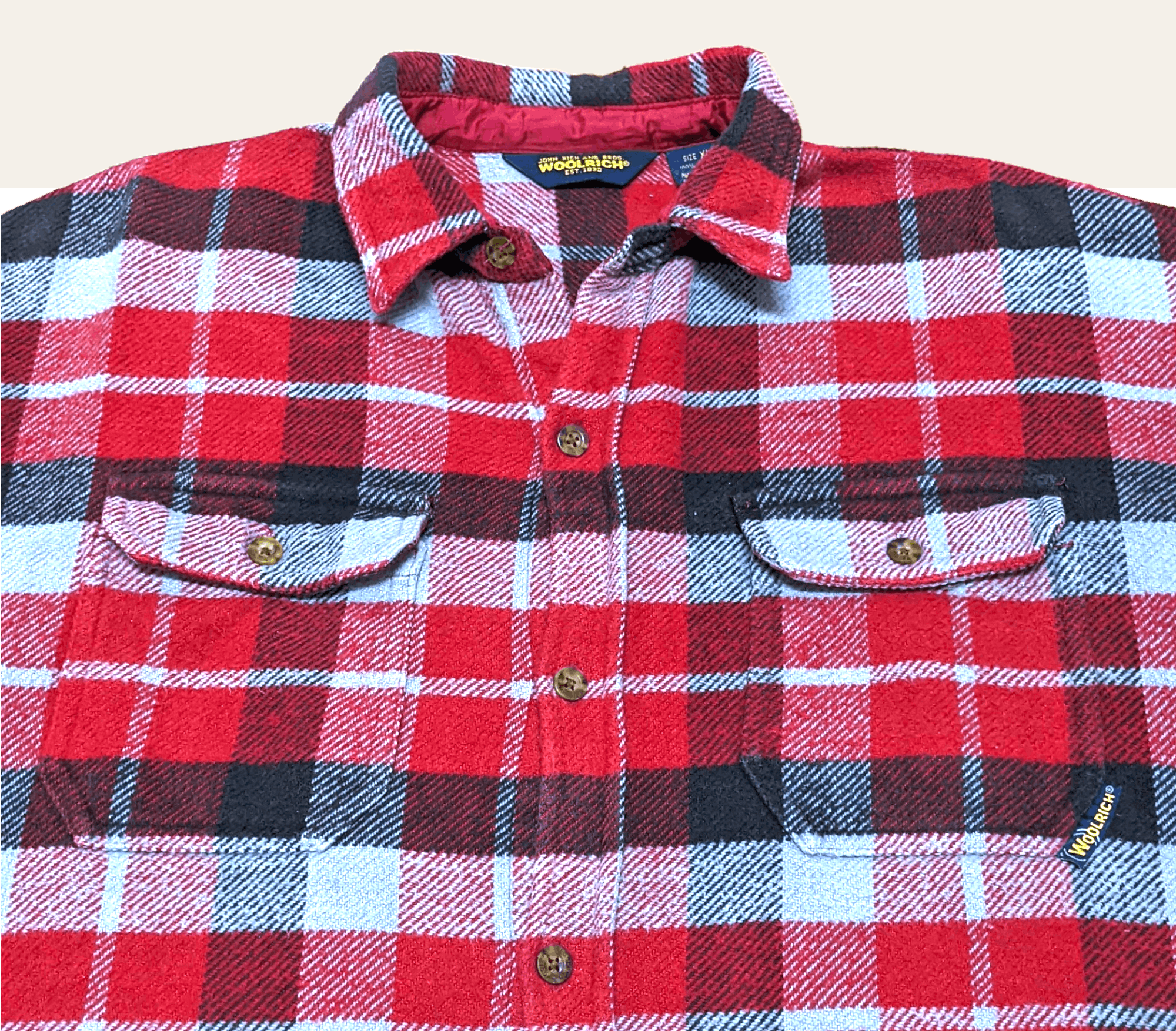 Flannel × Vintage × Woolrich Woolen Mills Vintage Woolrich Wooden Mills Plaid Flannel Shirt Size US M / EU 48-50 / 2 - 5 Thumbnail