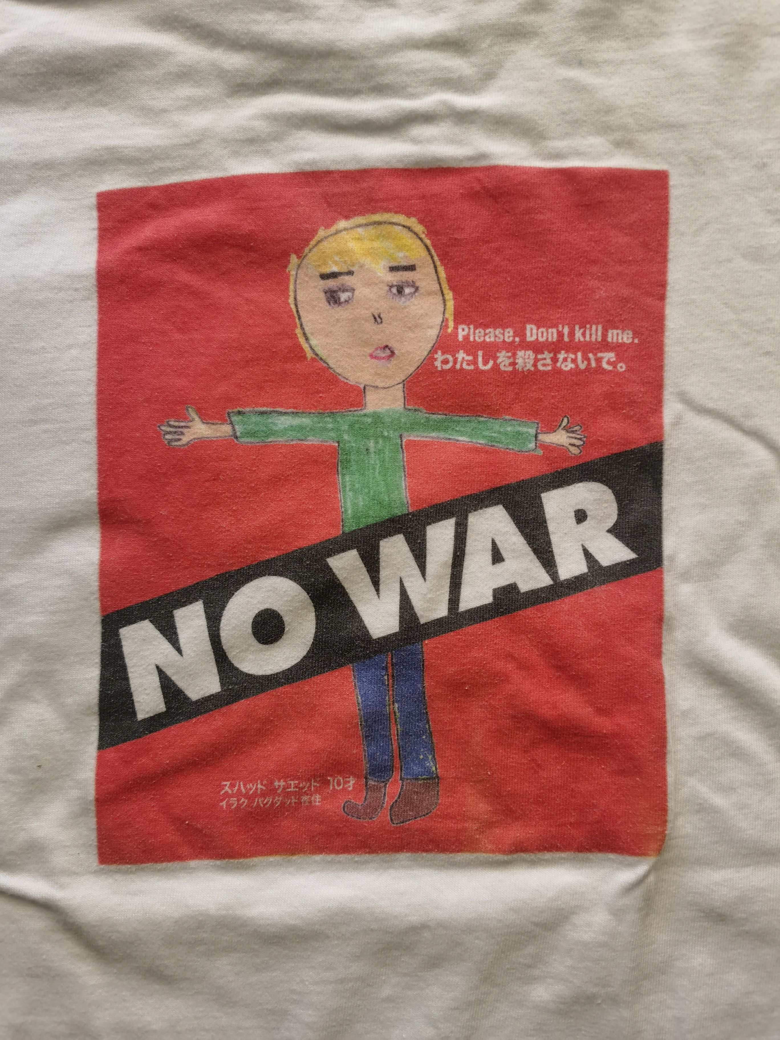 Japanese Brand No War Tshirt Size US M / EU 48-50 / 2 - 4 Thumbnail
