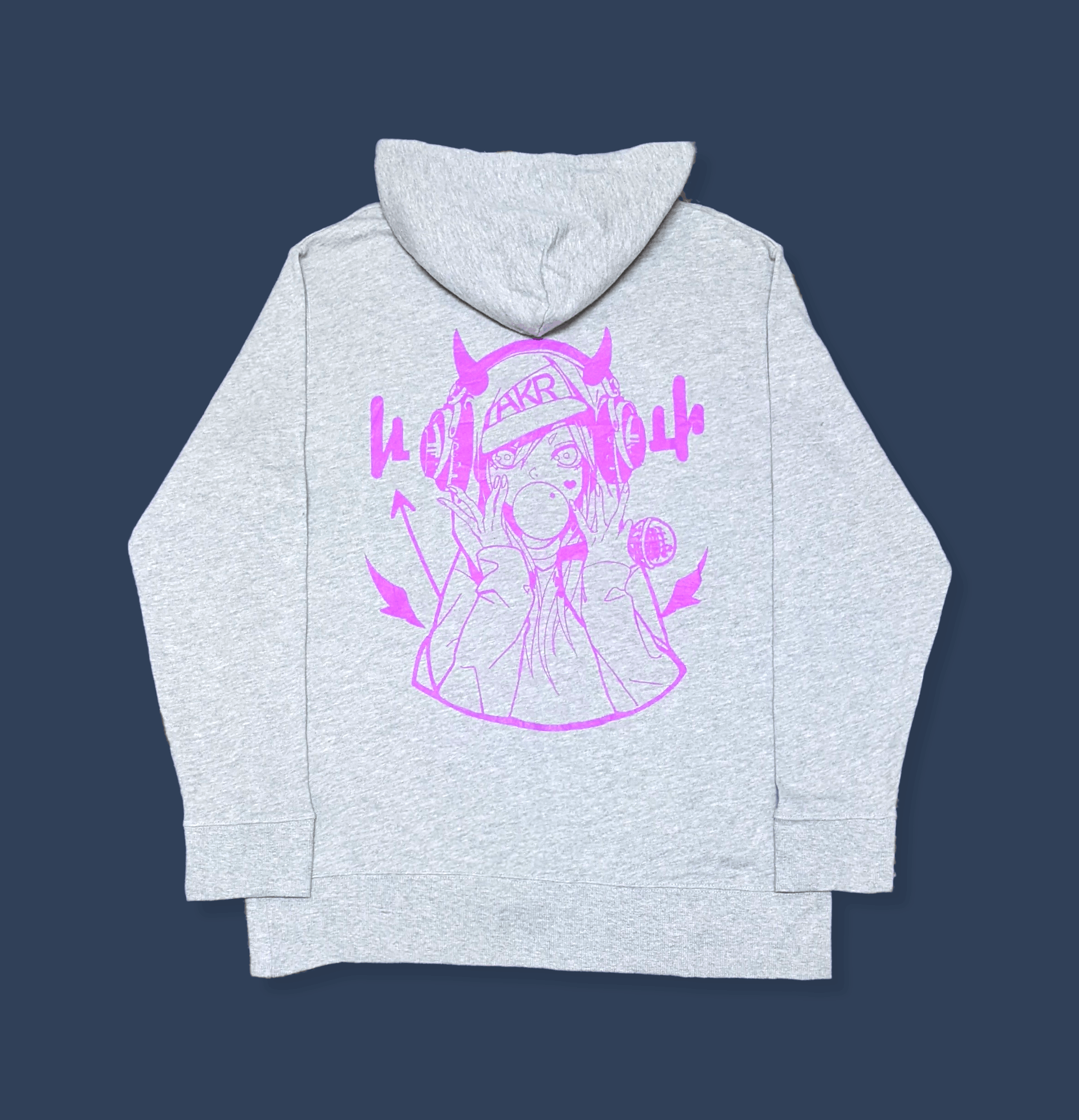 Anime × Japanese Brand × Vintage Vintage Japanese Anime Girl Ahia Kuru Zipped Hoodie Size US XL / EU 56 / 4 - 2 Thumbnail