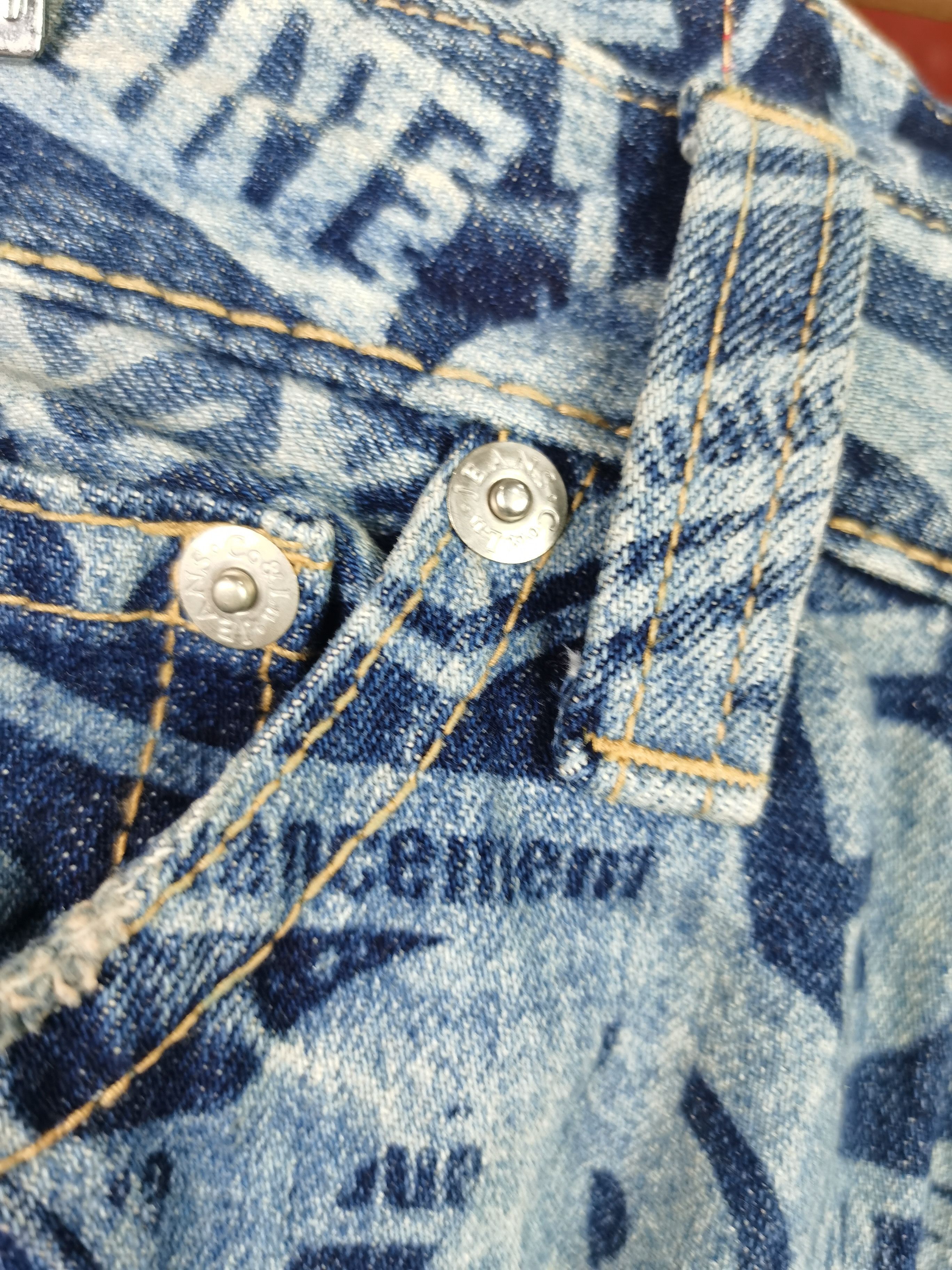 Japanese Brand Co & Lu Full Print Denim Size US 32 / EU 48 - 4 Thumbnail