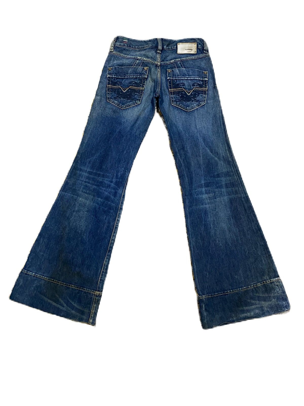 Junya Watanabe SUPER FLARE DIESEL PACCE DENIM Size US 26 / EU 42 - 2 Thumbnail