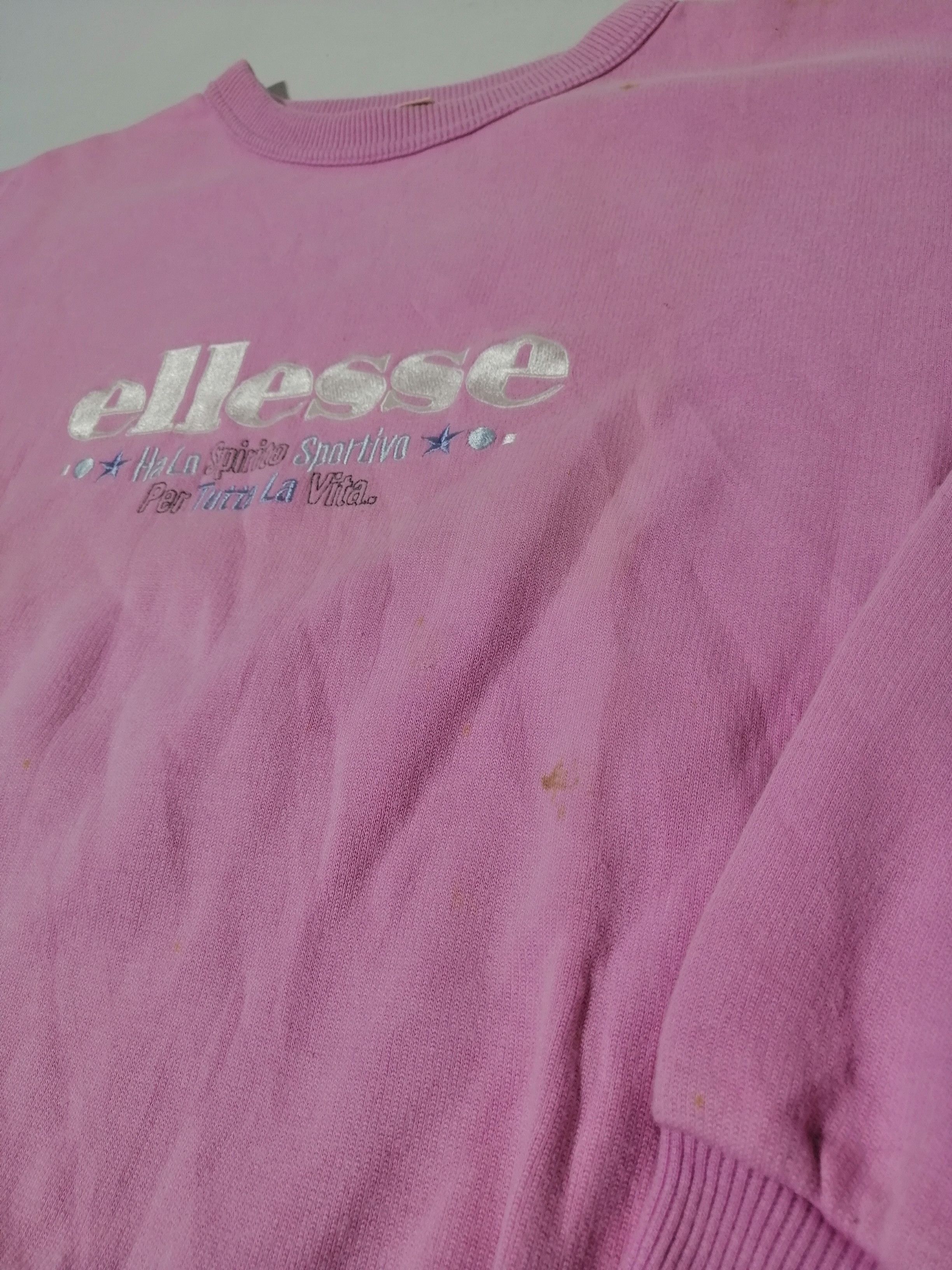Ellesse × Vintage Vintage Ellesse Embroided Sweatshirt Size US M / EU 48-50 / 2 - 2 Thumbnail