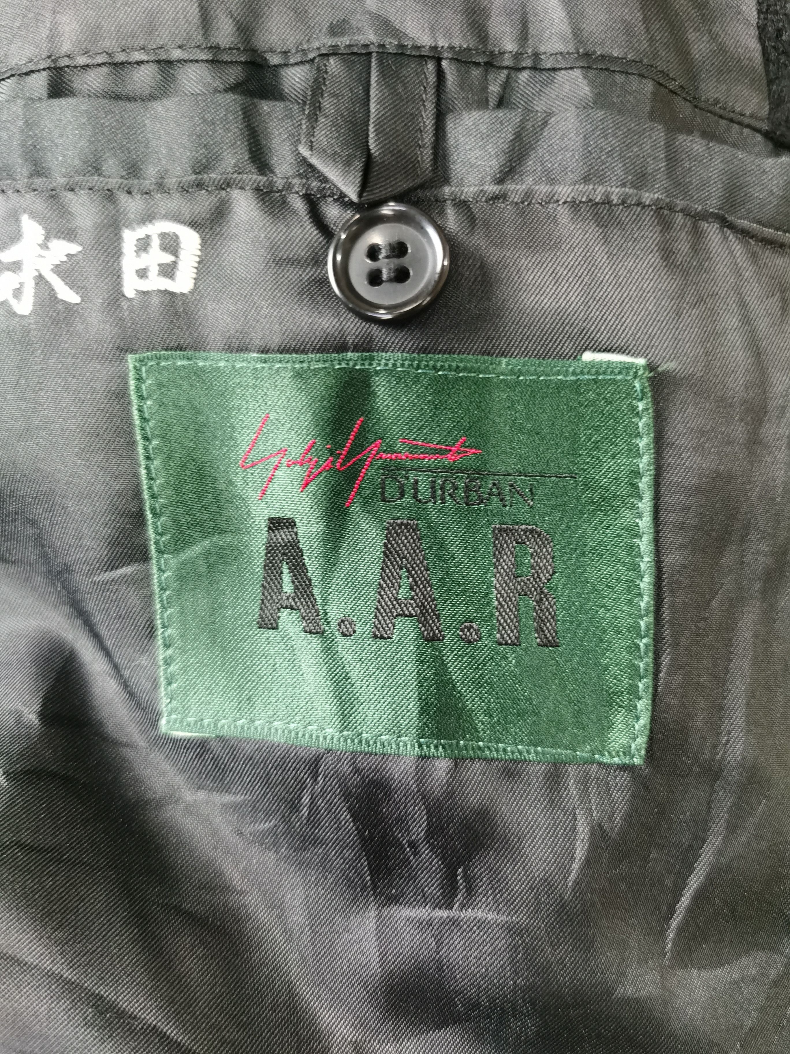 Japanese Brand × Y's for Men × Yohji Yamamoto Archives Collection Yohji Yamamoto AAR Wool Long Coat Size US L / EU 52-54 / 3 - 15 Thumbnail