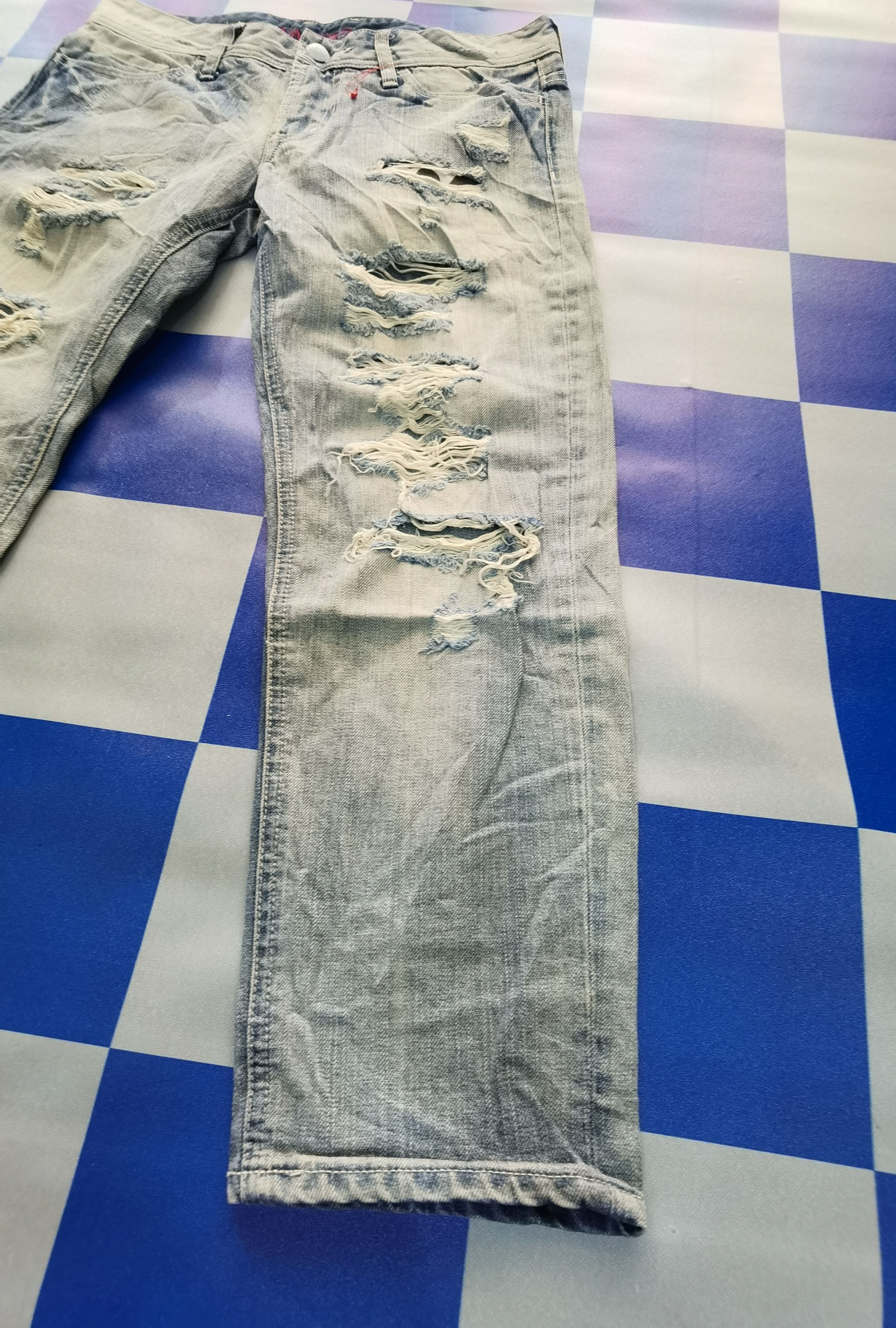 Japanese Brand × Vanquish Vanquish Distressed Denim Size US 32 / EU 48 - 5 Thumbnail