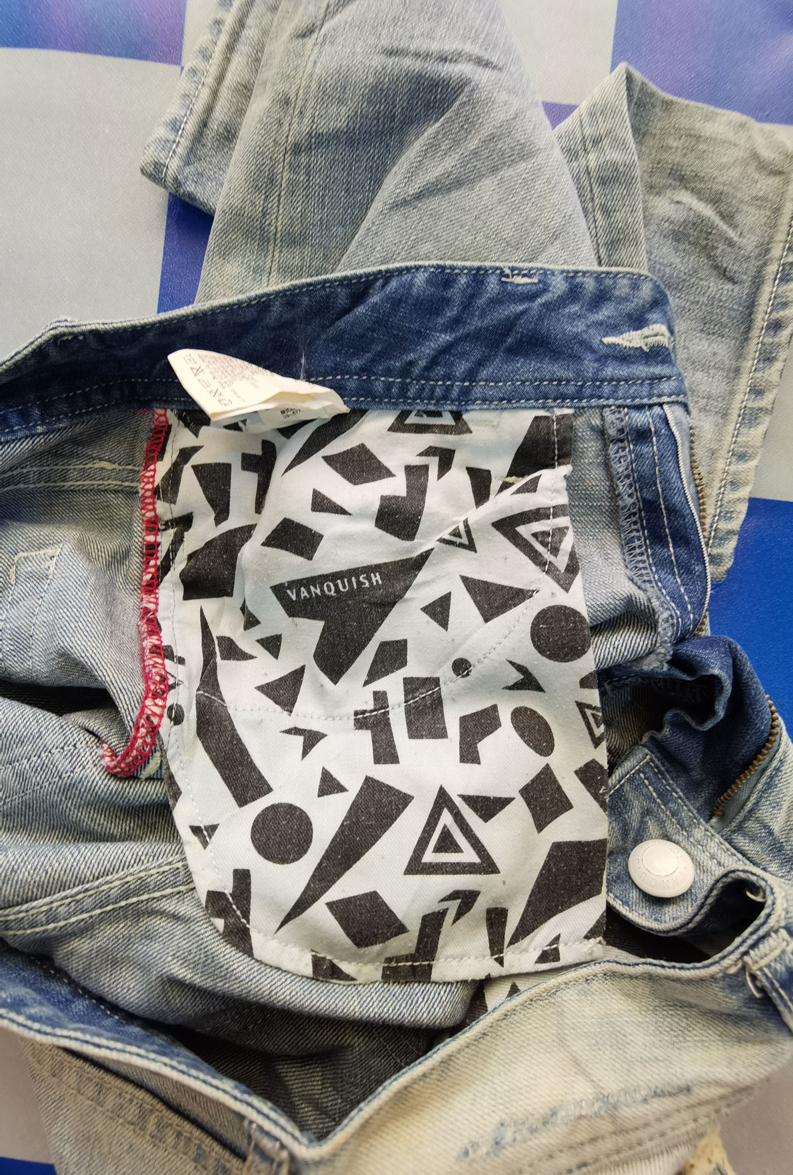 Japanese Brand × Vanquish Vanquish Distressed Denim Size US 32 / EU 48 - 16 Thumbnail