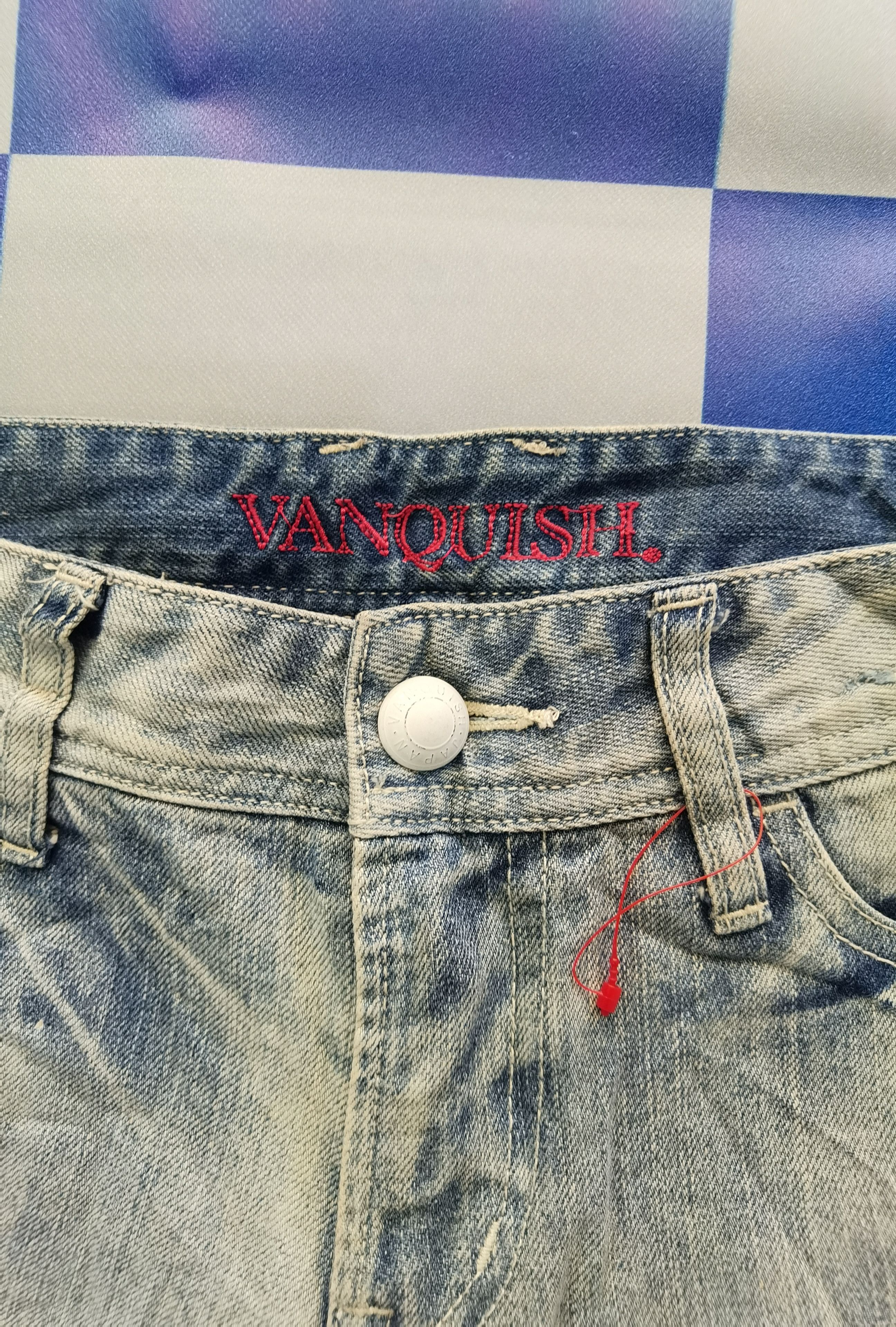 Japanese Brand × Vanquish Vanquish Distressed Denim Size US 32 / EU 48 - 3 Thumbnail