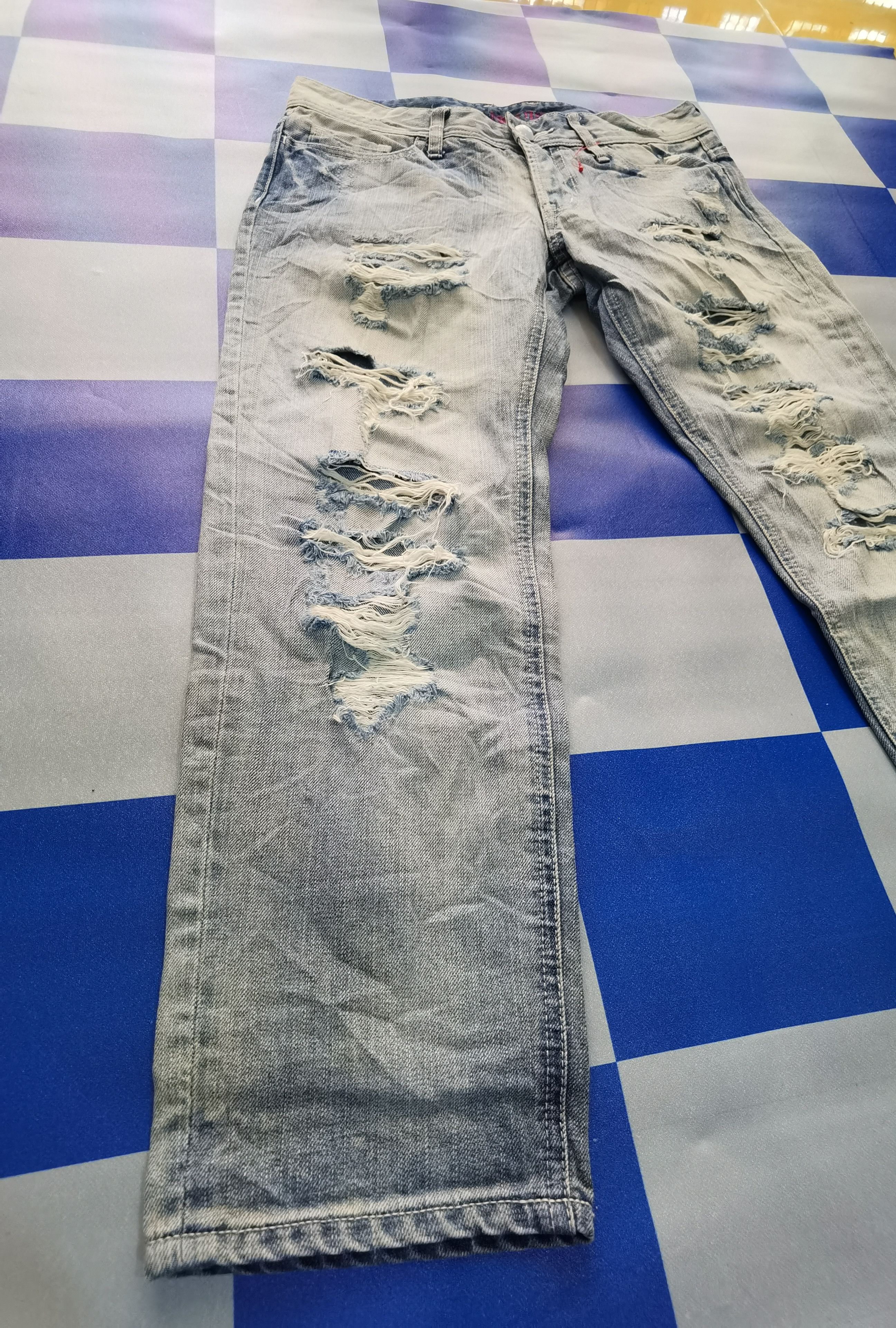 Japanese Brand × Vanquish Vanquish Distressed Denim Size US 32 / EU 48 - 6 Thumbnail