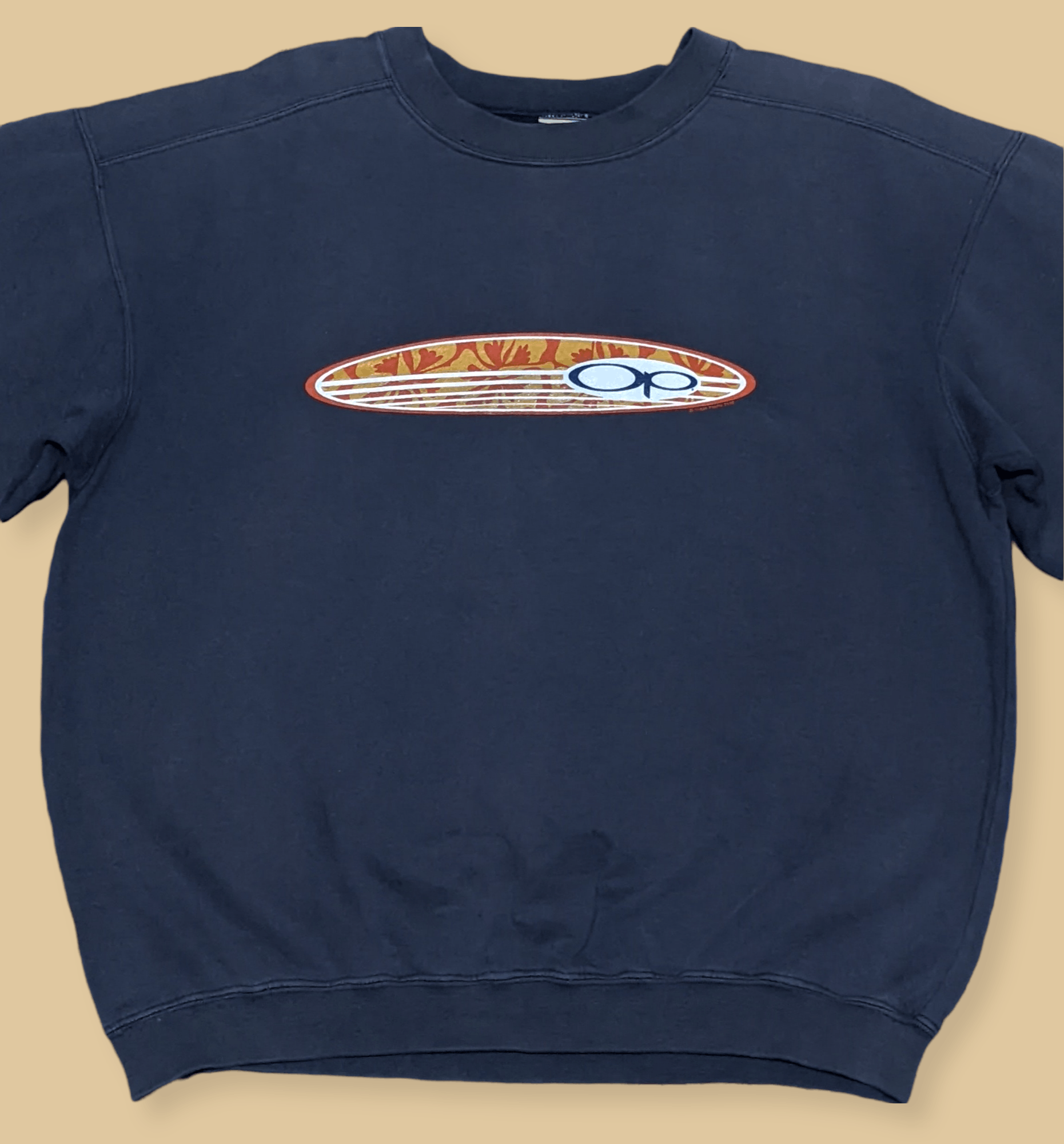 Ocean Pacific × Vintage Vintage Ocean Pacific Surfboards Logo Sweatshirt Size US L / EU 52-54 / 3 - 5 Thumbnail