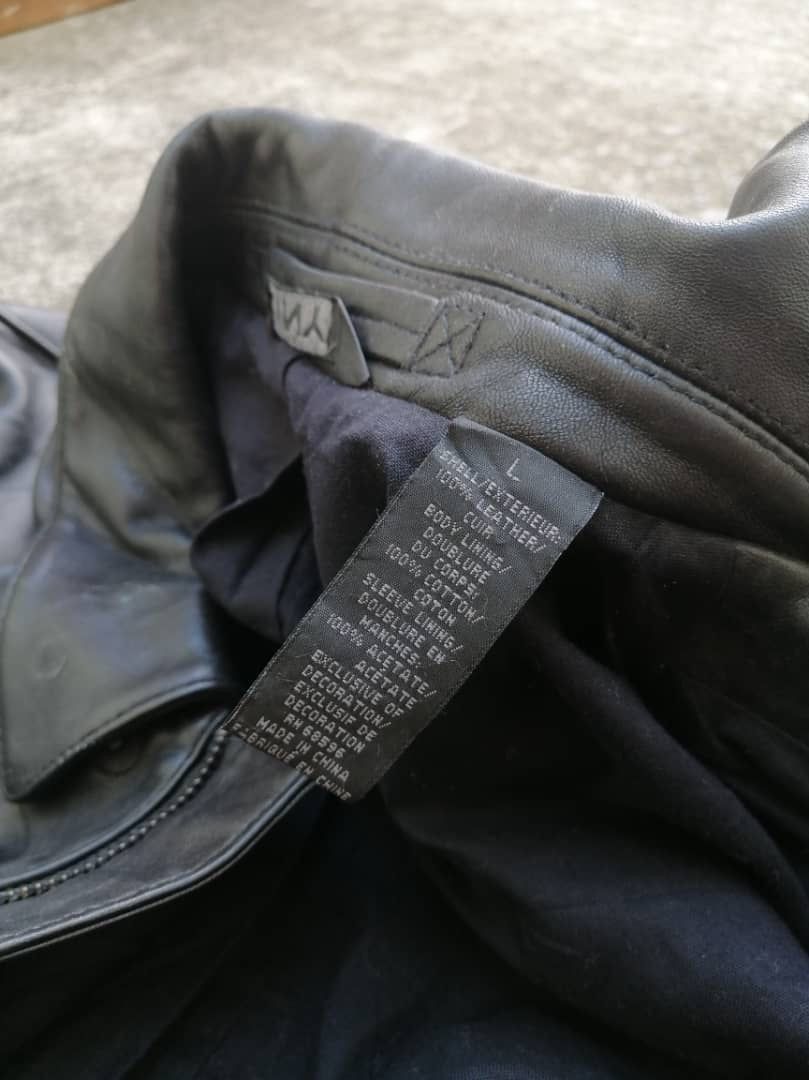DKNY DKNY Black Leather Jacket Size US L / EU 52-54 / 3 - 5 Thumbnail