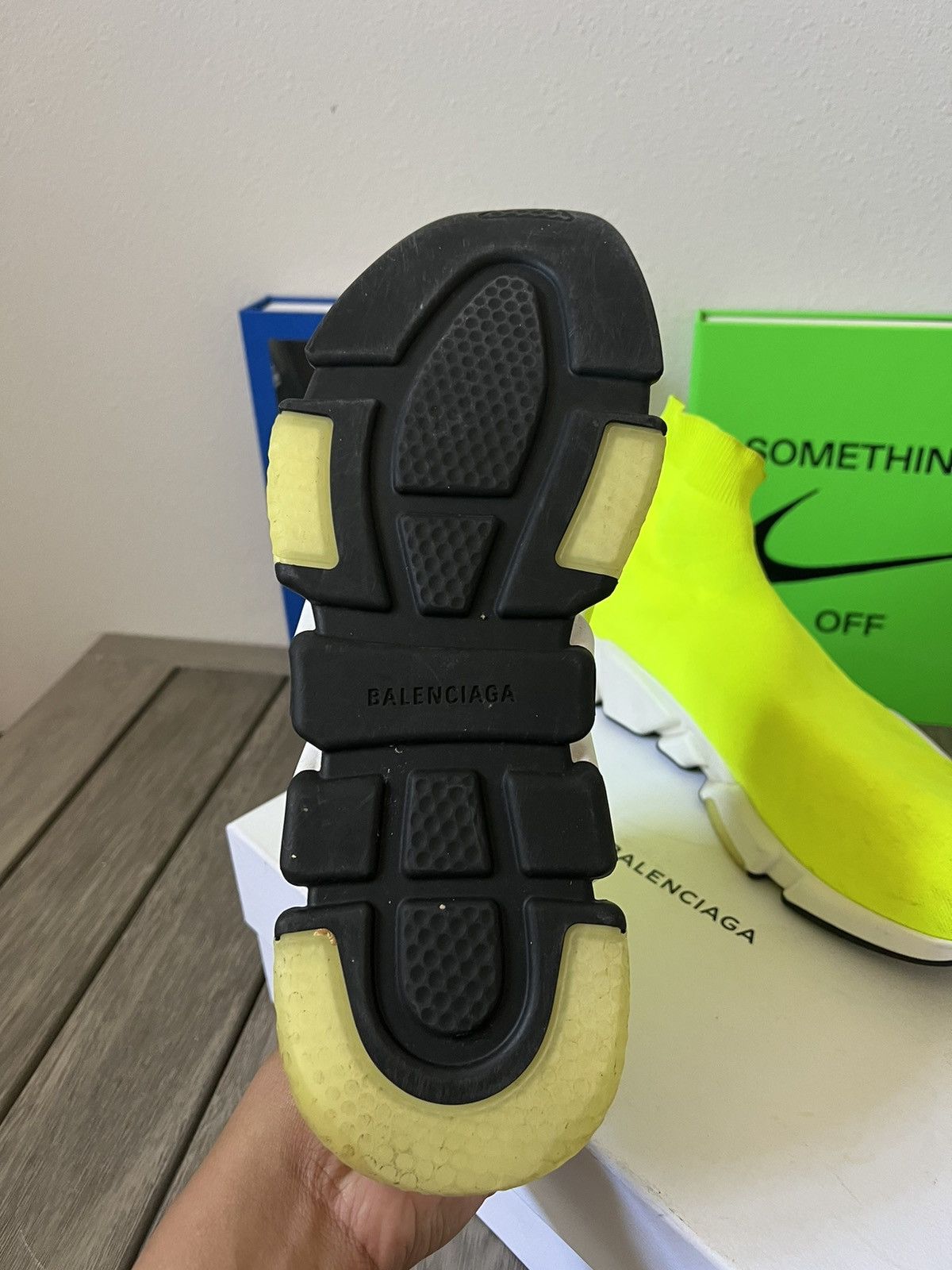 Balenciaga Balenciaga Speed Runner Fluro Size US 13 / EU 46 - 10 Thumbnail