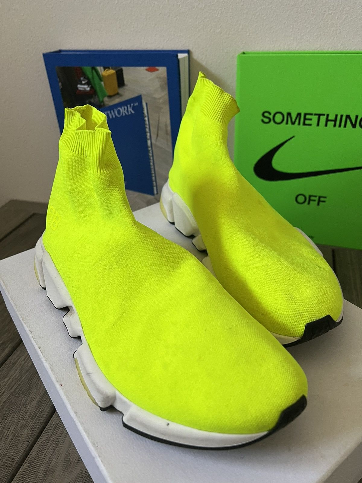Balenciaga Balenciaga Speed Runner Fluro Size US 13 / EU 46 - 9 Thumbnail