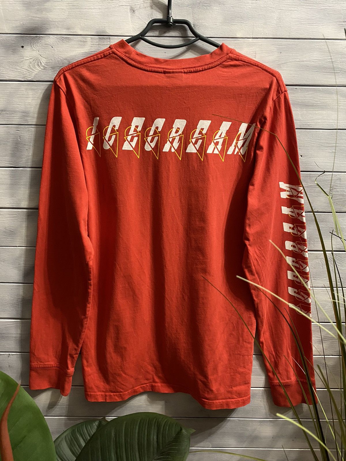 Billionaire Boys Club Rare Long-Sleeve ICEcream Big Logo Japanese Brand. Y2K Size US S / EU 44-46 / 1 - 1 Thumbnail