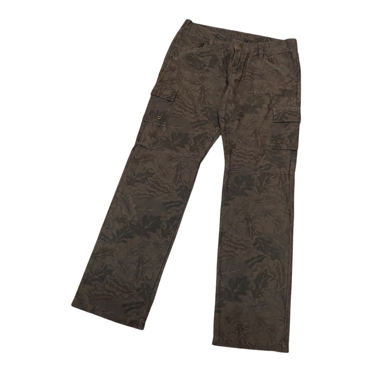 If Six Was Nine × Japanese Brand × Le Grande Bleu (L.G.B.) VINTAGE JAPANESE BRAND FLOWER CAMO CARGO PANTS Size US 30 / EU 46 - 6 Thumbnail
