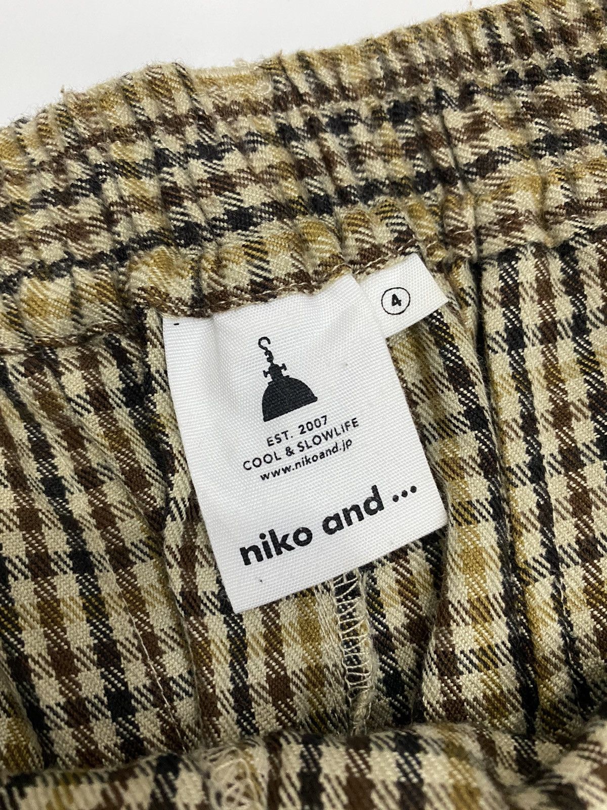 Issey Miyake × Japanese Brand RARE CHECKED NIKO AND JAPAN CROPPED BAGGY TROUSERS PANTS Size US 28 / EU 44 - 6 Thumbnail