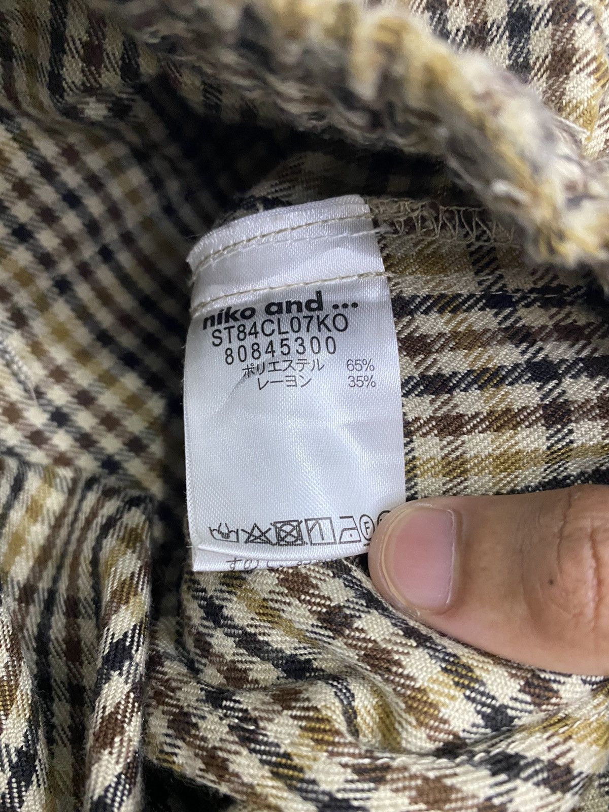 Issey Miyake × Japanese Brand RARE CHECKED NIKO AND JAPAN CROPPED BAGGY TROUSERS PANTS Size US 28 / EU 44 - 7 Thumbnail